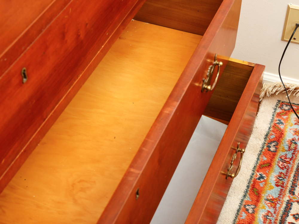 Queen Anne Style Pennsylvania Cherry Secretary