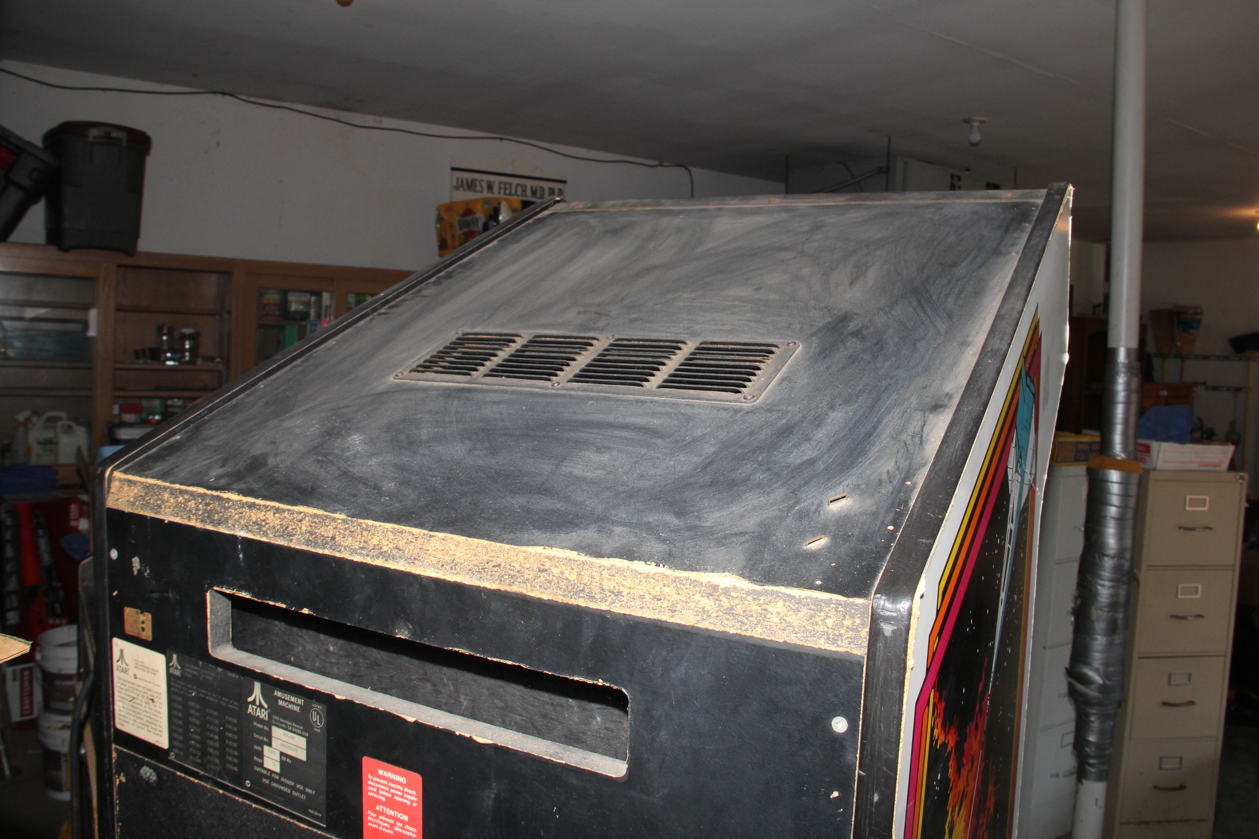 Vintage Atari Gravitar Arcade Cabinet