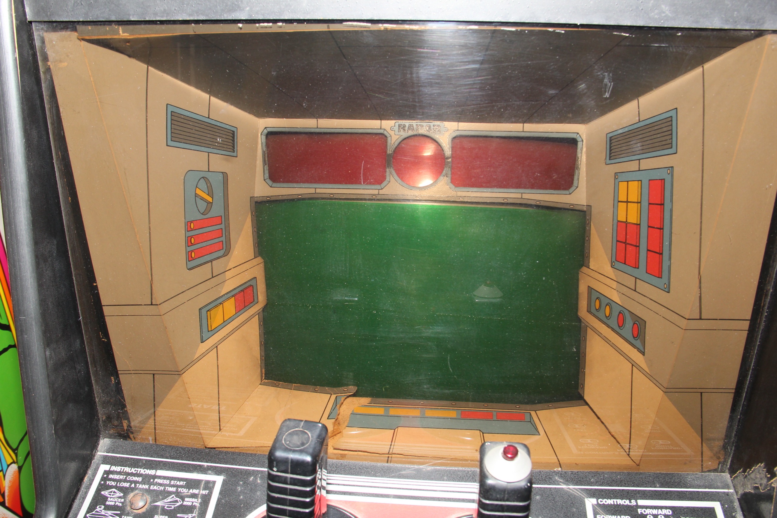 Vintage Atari Battlezone Arcade Cabaret
