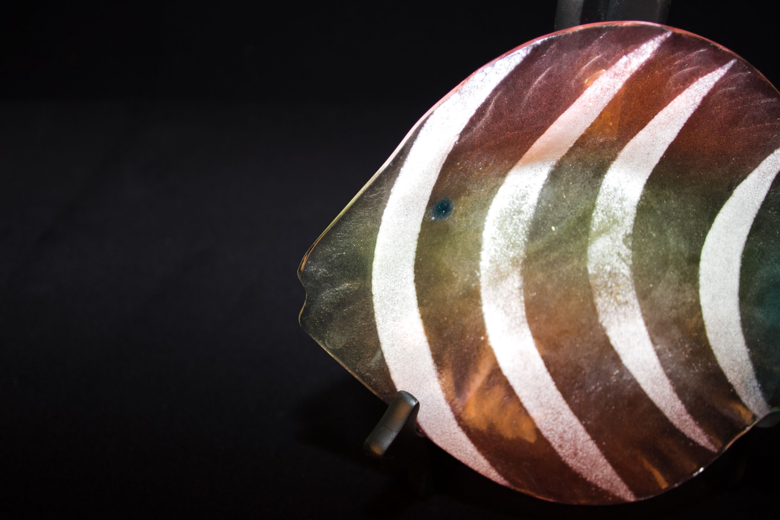 Colorful Glass Fish Trays