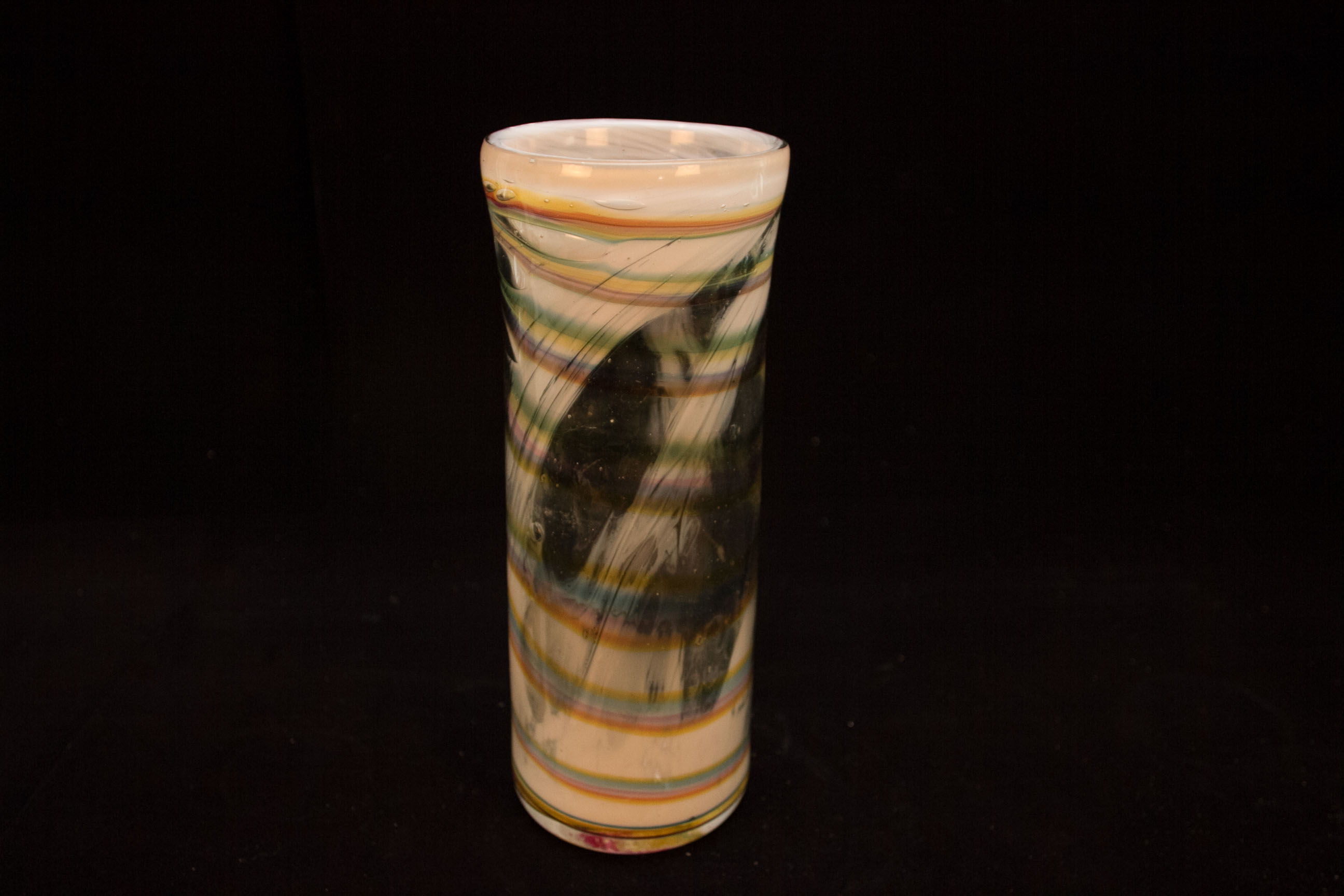 Collection of Colored Glass Vases