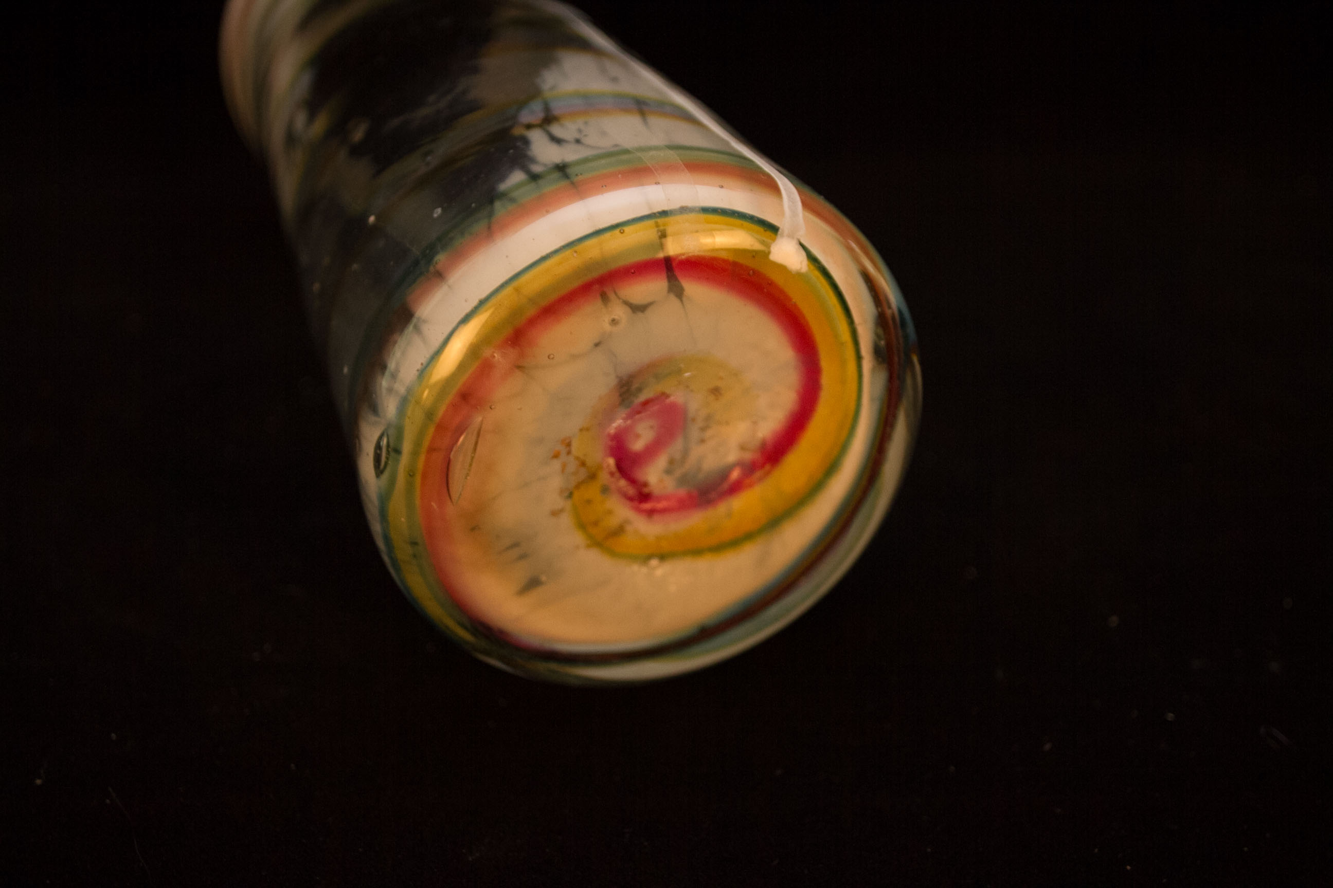 Collection of Colored Glass Vases