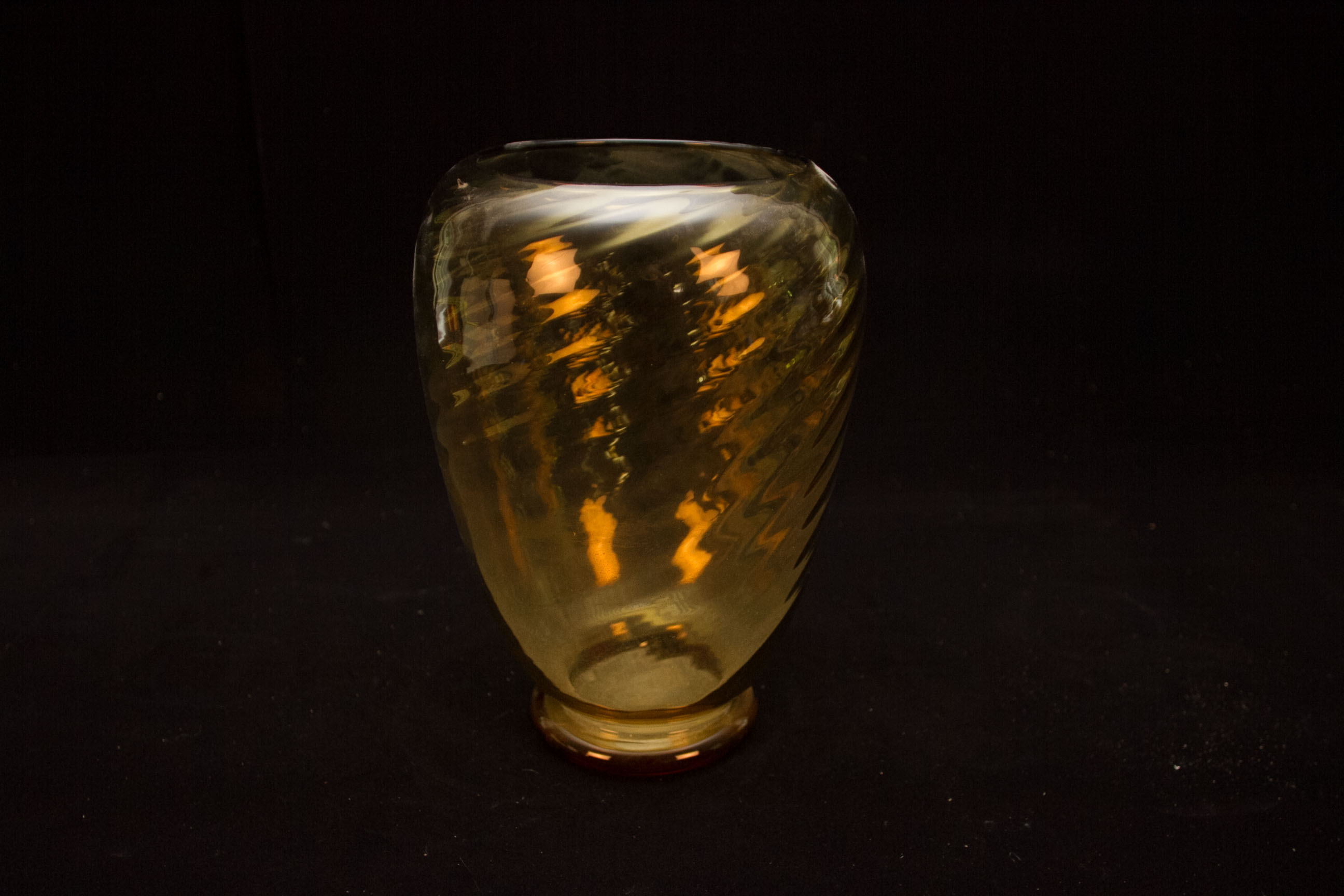 Collection of Colored Glass Vases