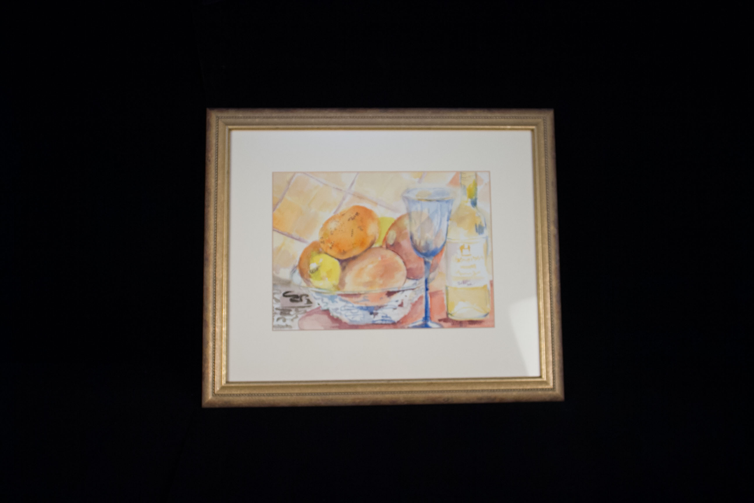 Watercolor Still Life Photo Offset Reproduction