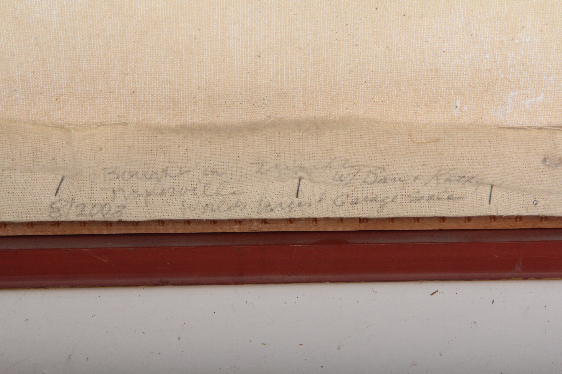 Vintage Oil on Canvas Landscape Painting