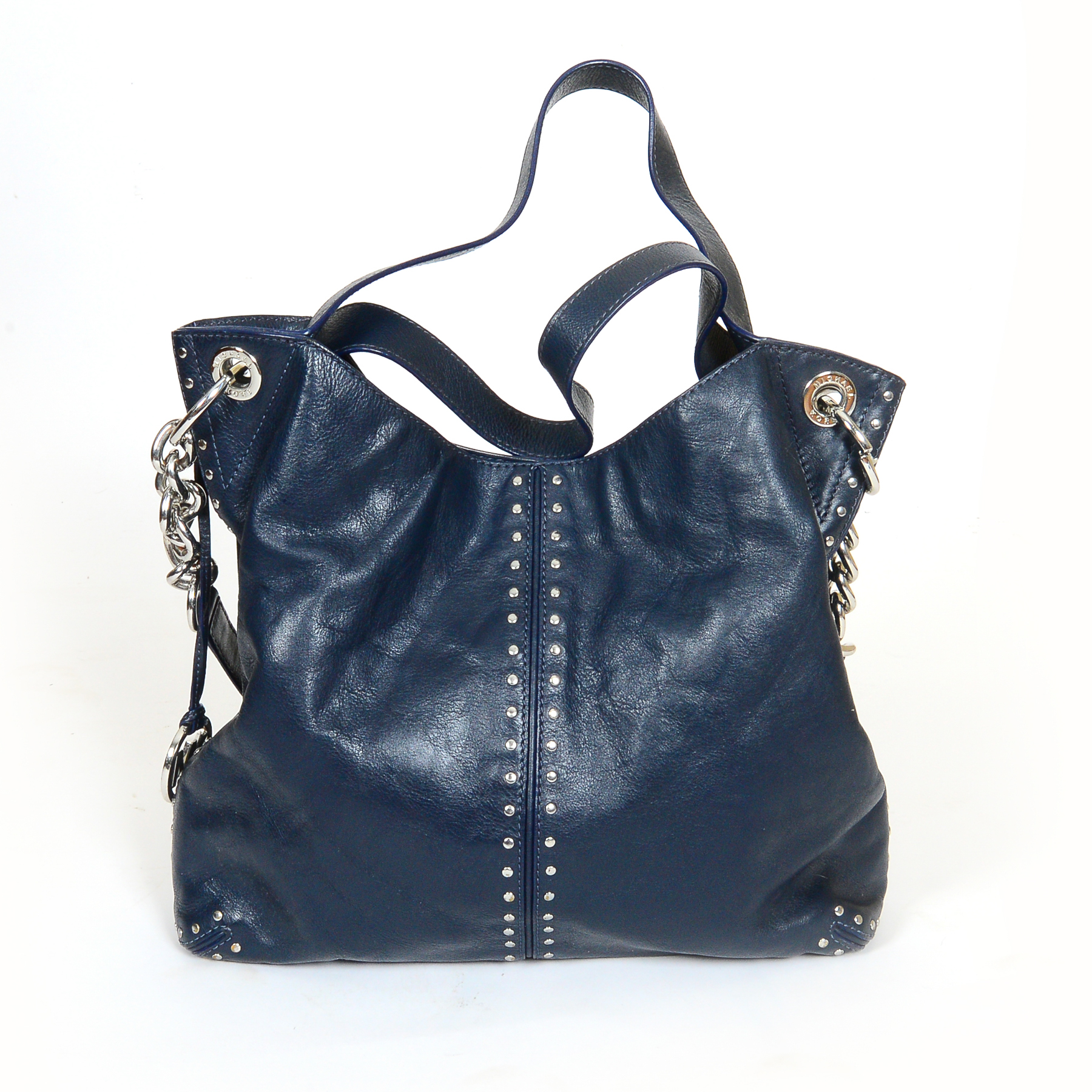 Black Leather Michael by Michael Kors Handbag