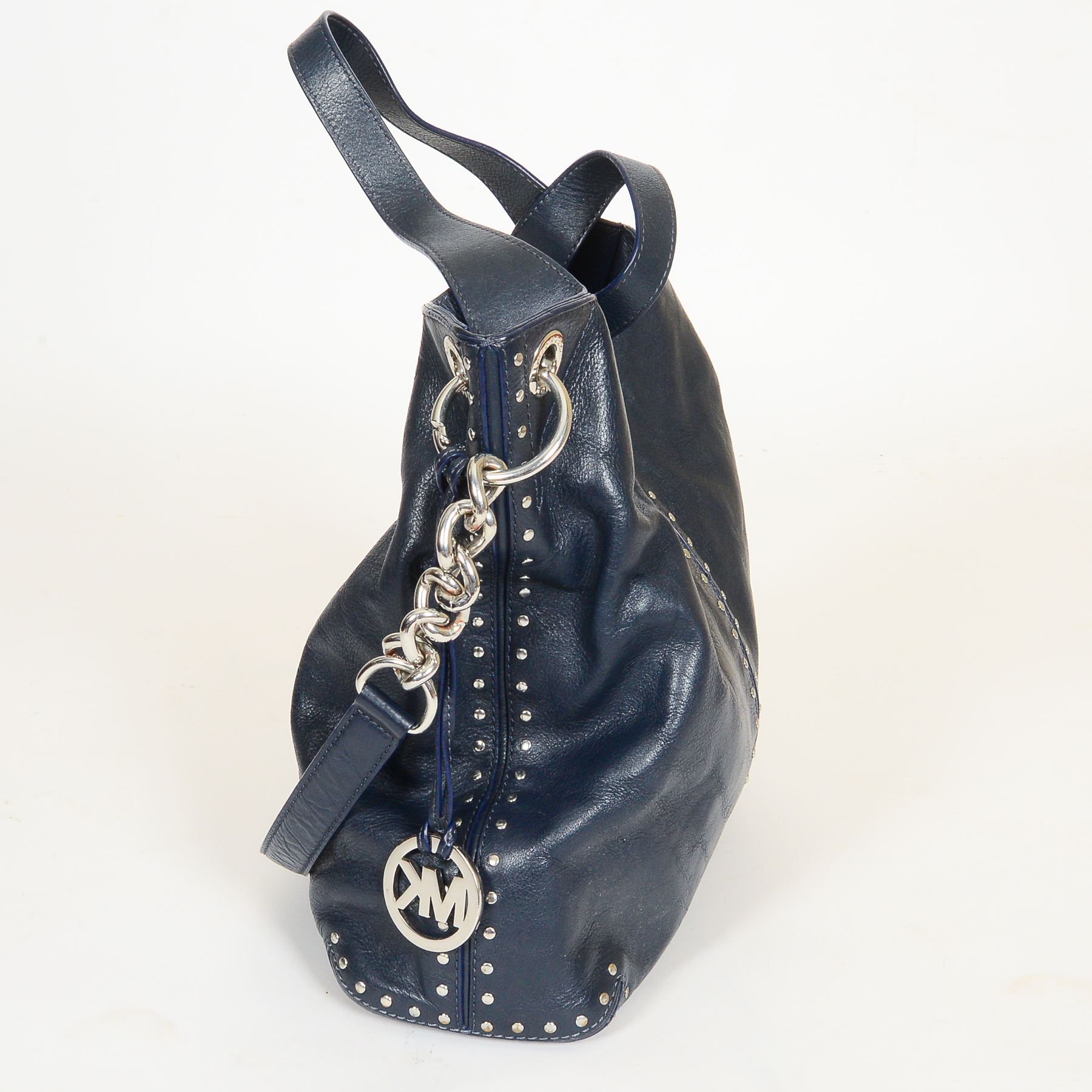 Black Leather Michael by Michael Kors Handbag