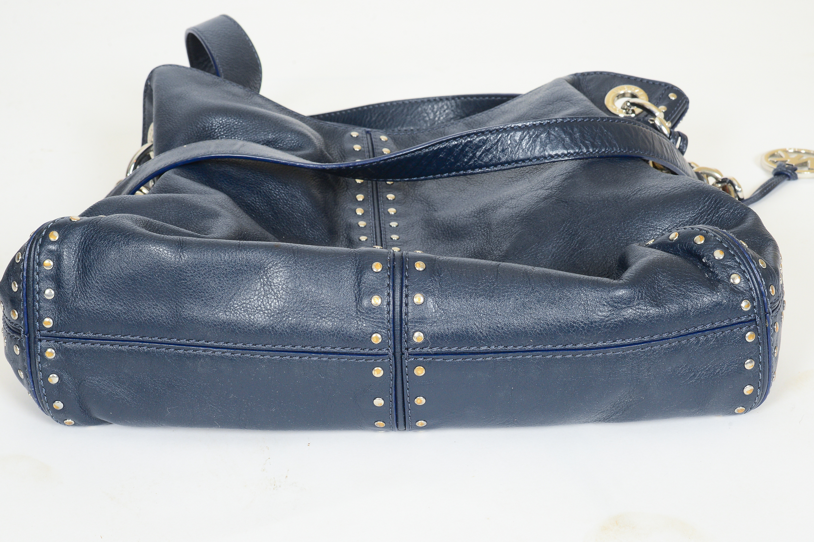 Black Leather Michael by Michael Kors Handbag