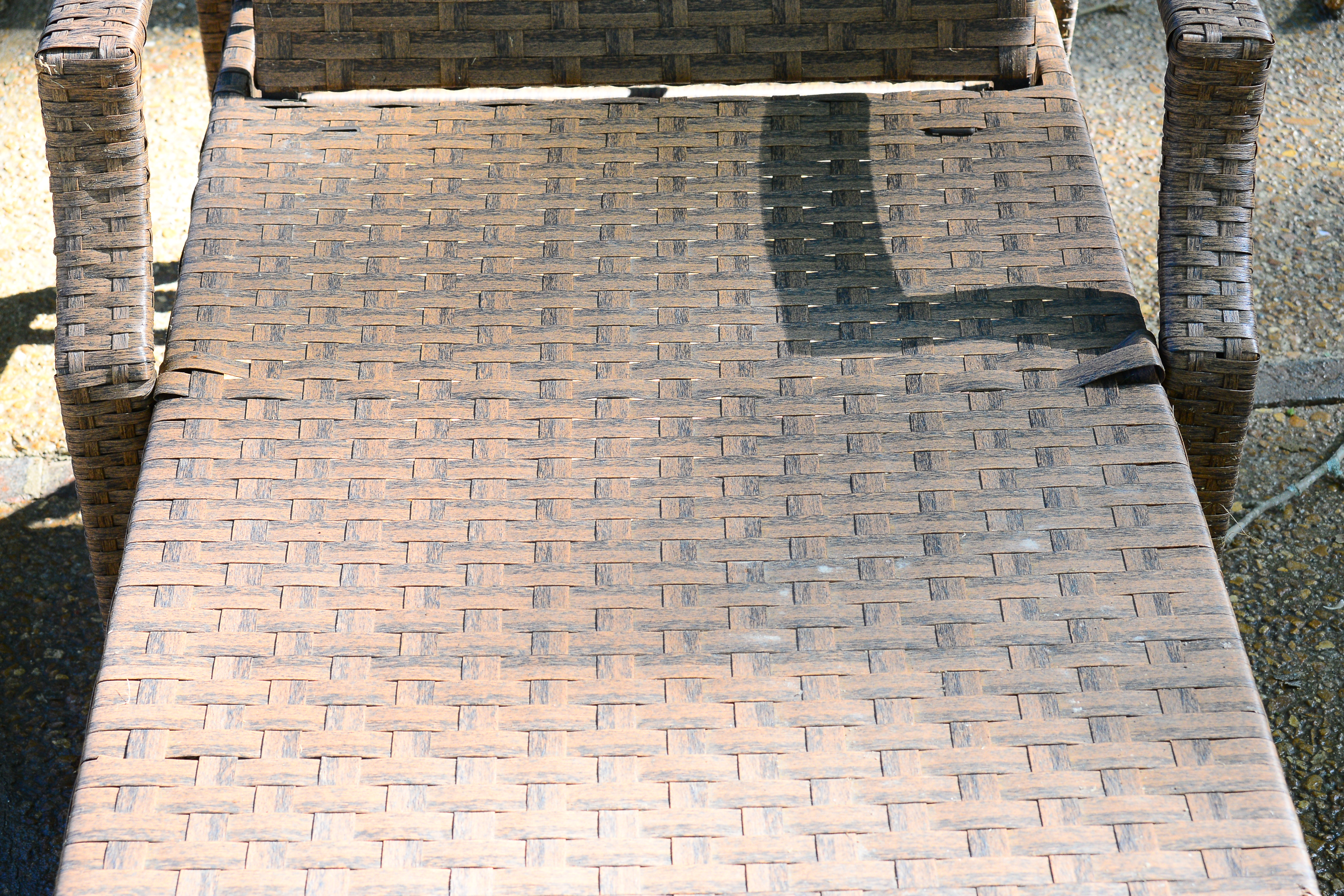 Pair of Woven Outdoor Lounge Chairs by Hampton Bay