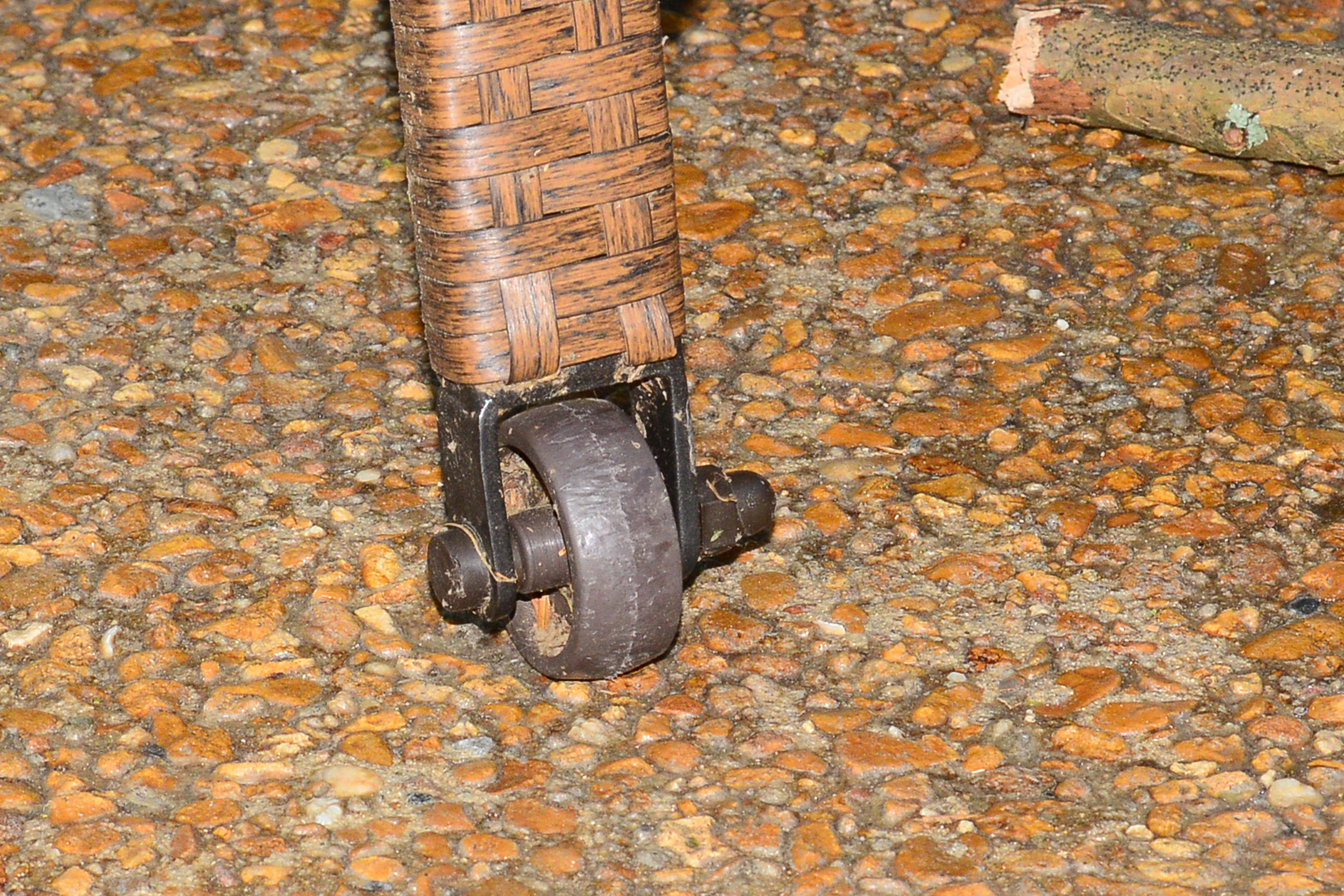 Pair of Woven Outdoor Lounge Chairs by Hampton Bay