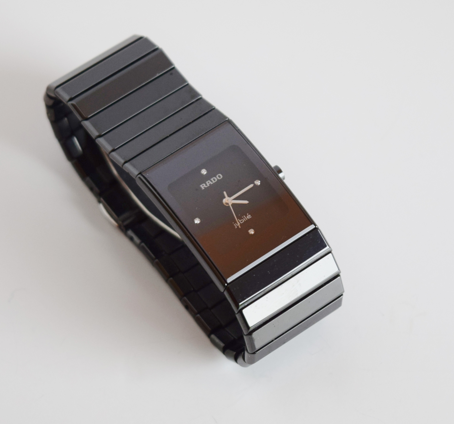 Men's Rado Diastar Jubile Ceramic and Stainless Steel Watch