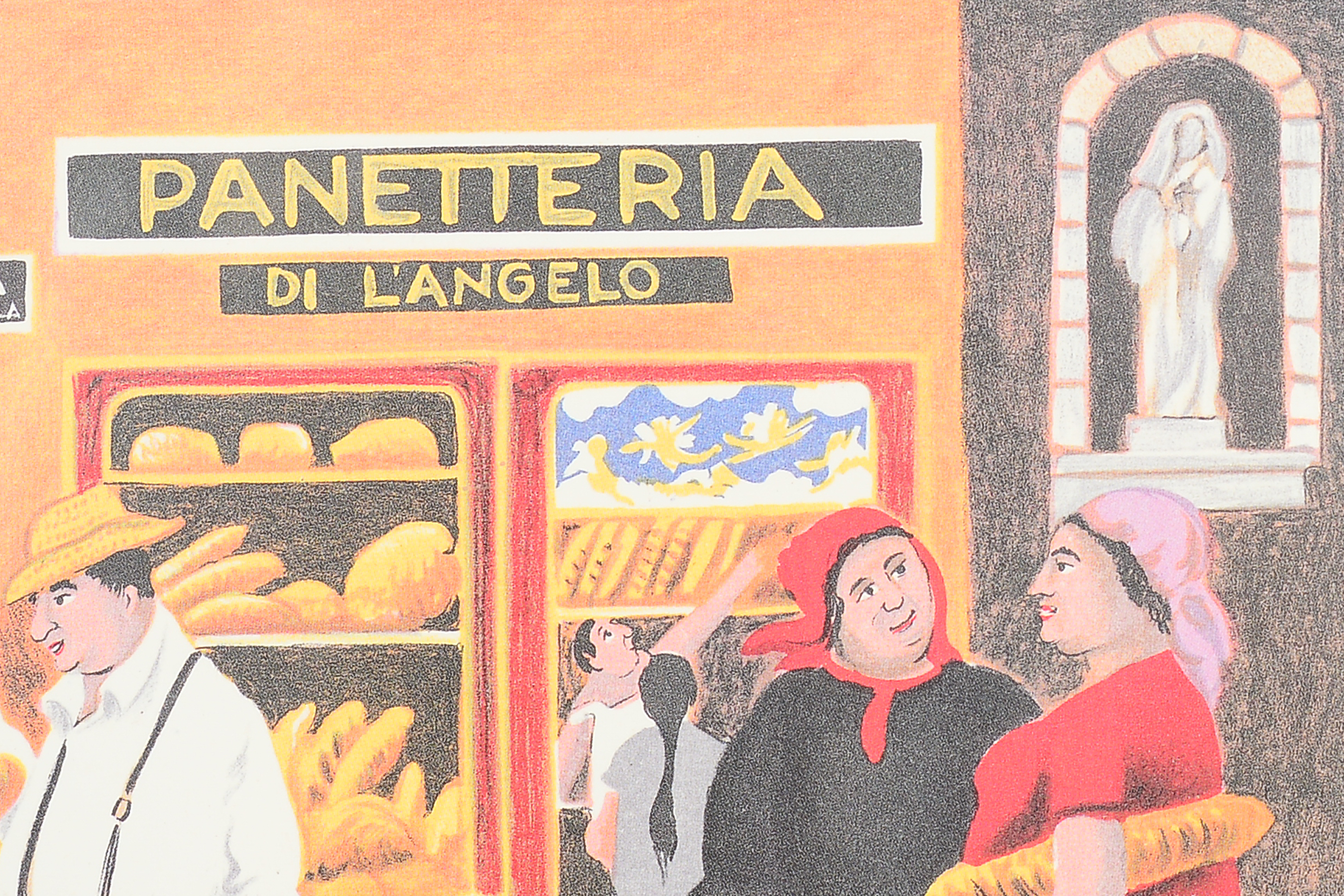 Pair of Framed Italian Street Prints