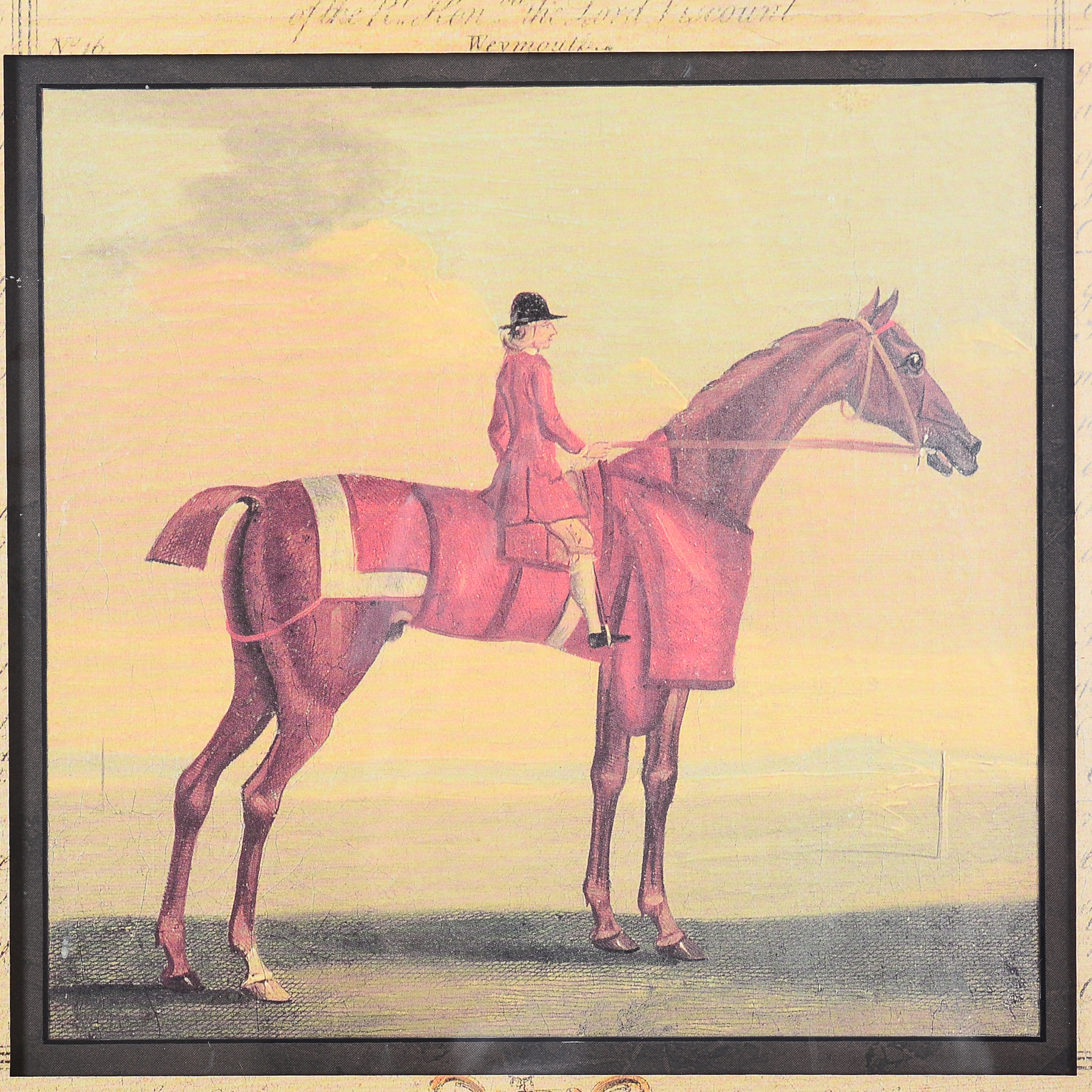 John Nost Sartorius Offset Lithograph "Conqueror"