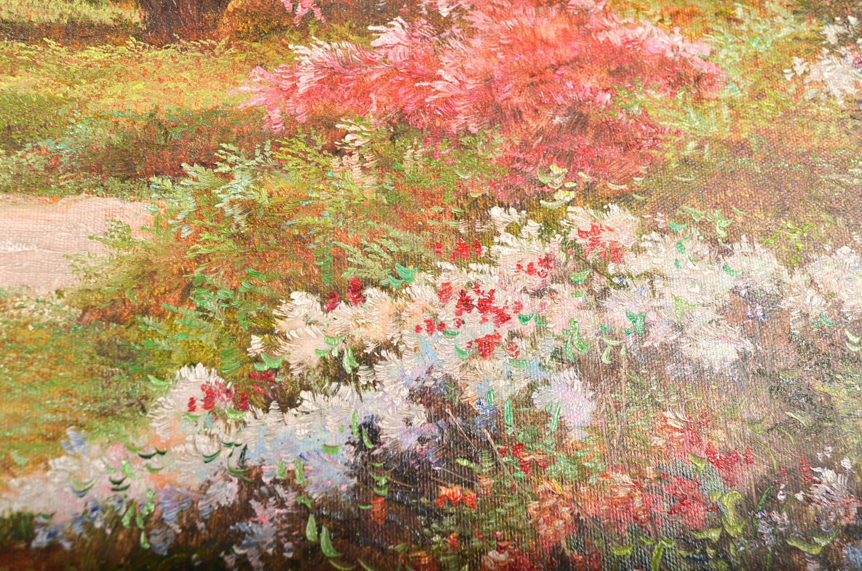 Henry Moran Oil Landscape Painting on Canvas