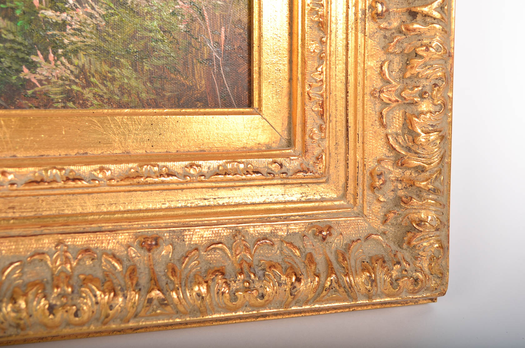 Henry Moran Oil Landscape Painting on Canvas