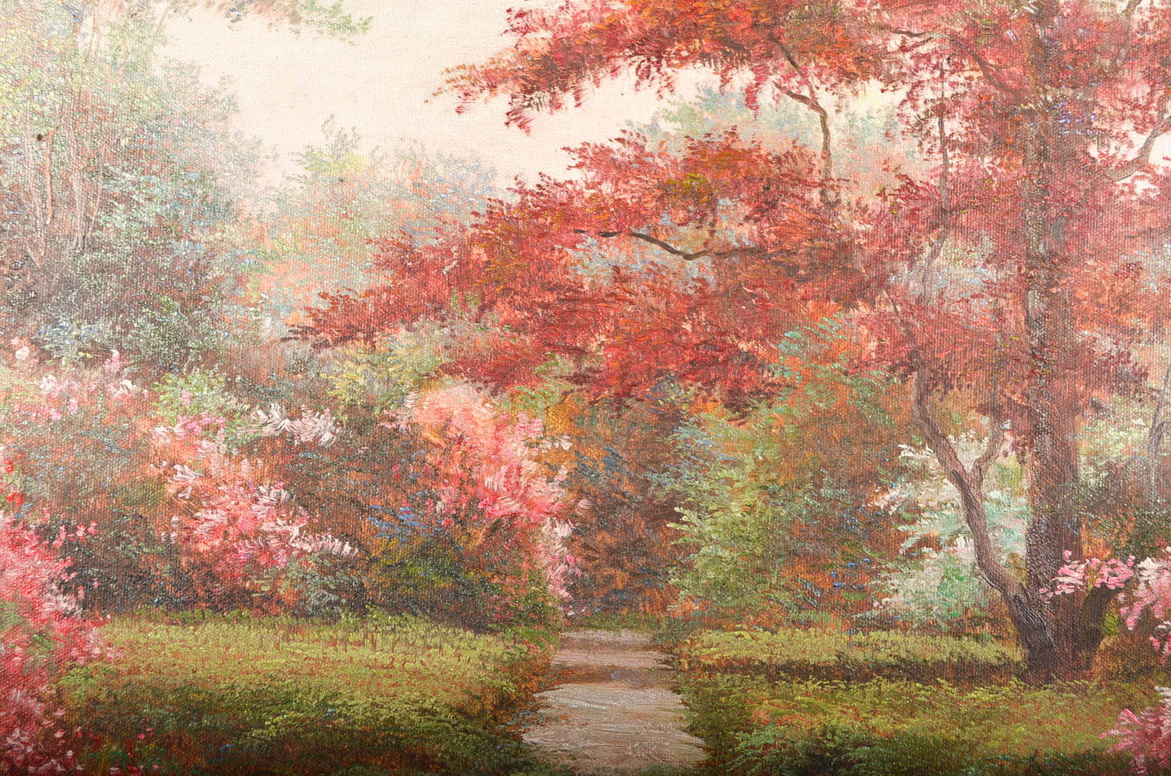 Henry Moran Oil Landscape Painting on Canvas