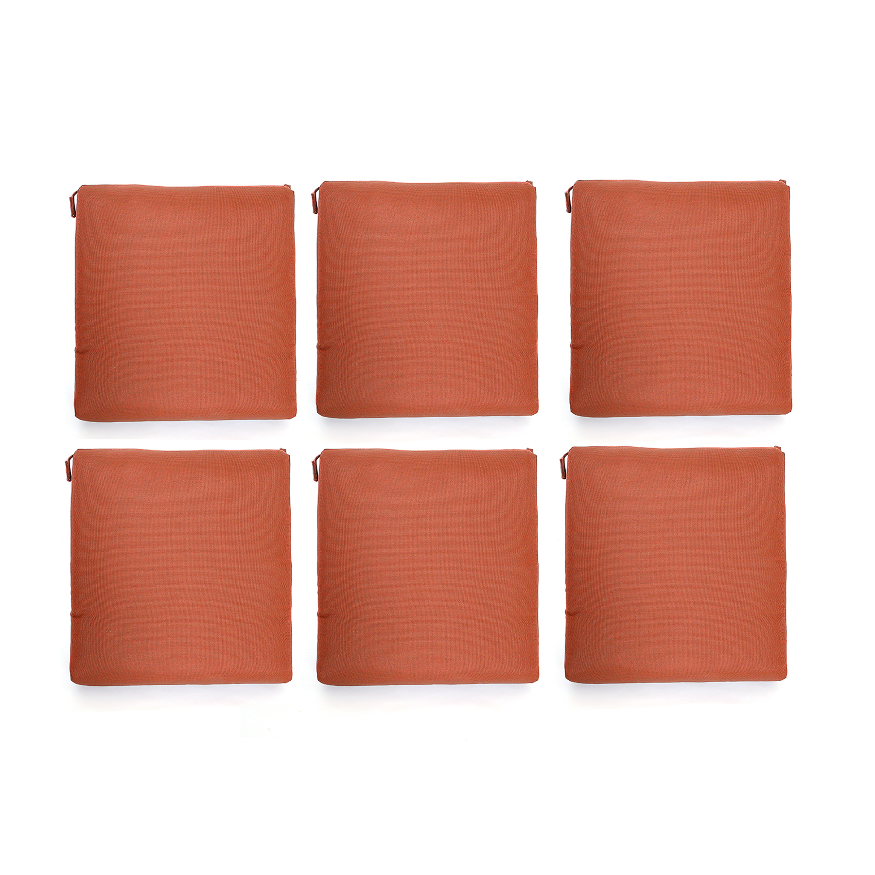 Six Outdoor Chair Cushions