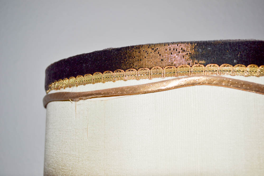 Brass Tone Statue Table Lamp