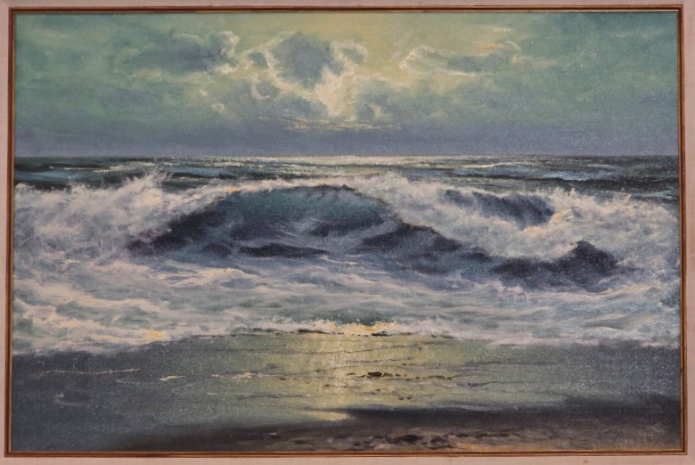 Original Oil on Canvas Seascape by Dan Bloemen
