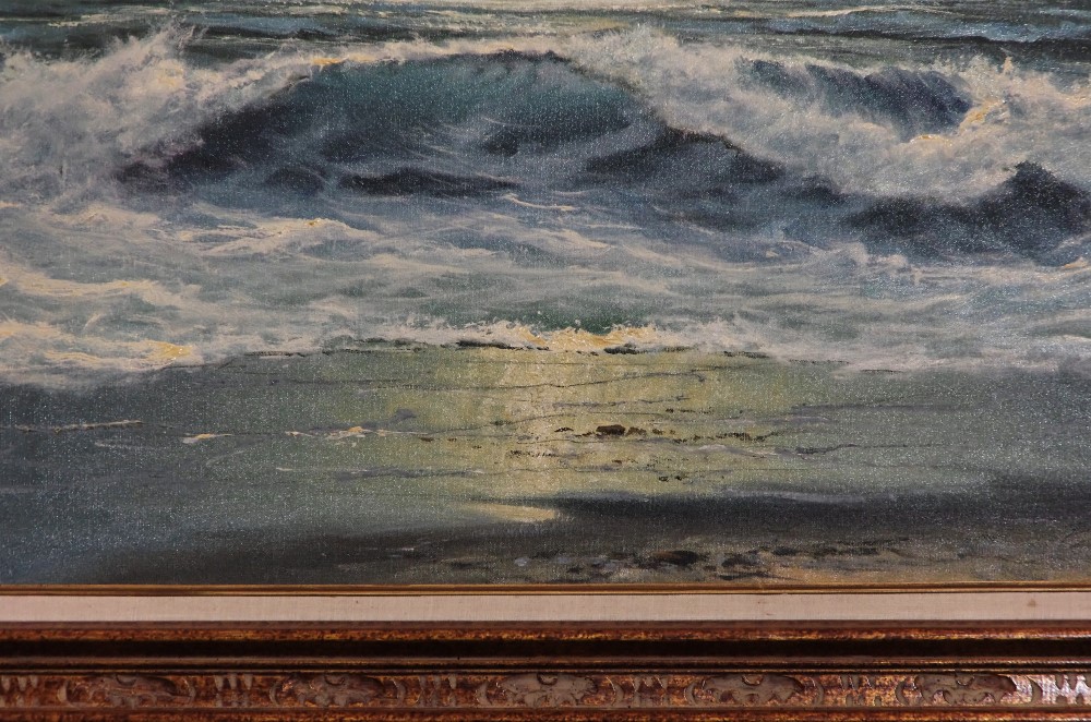Original Oil on Canvas Seascape by Dan Bloemen