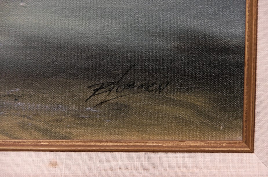 Original Oil on Canvas Seascape by Dan Bloemen