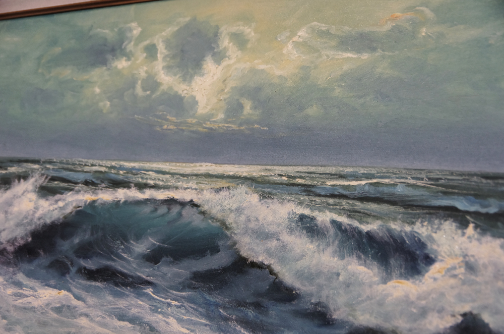 Original Oil on Canvas Seascape by Dan Bloemen