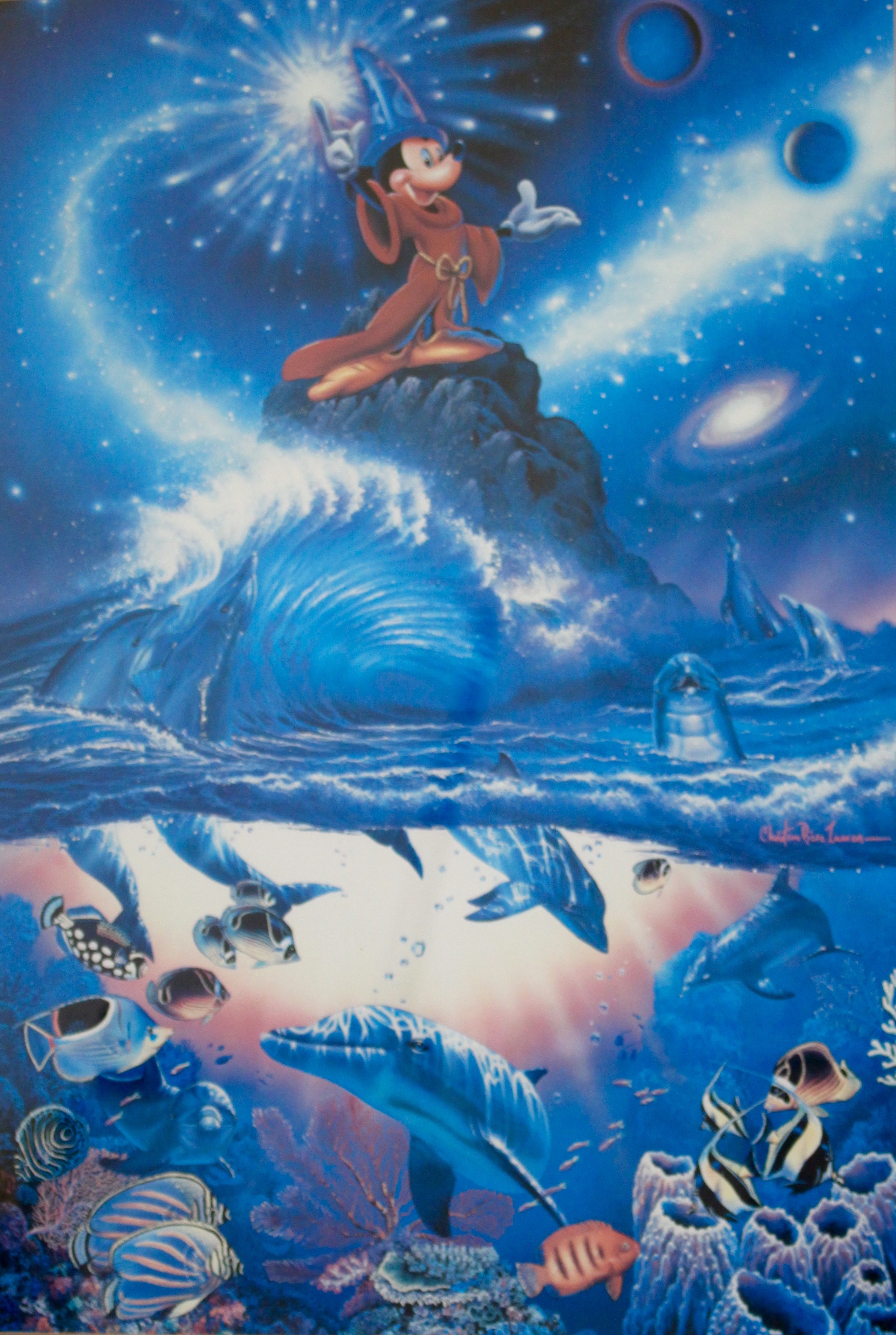 Framed Mickey Mouse Poster Print