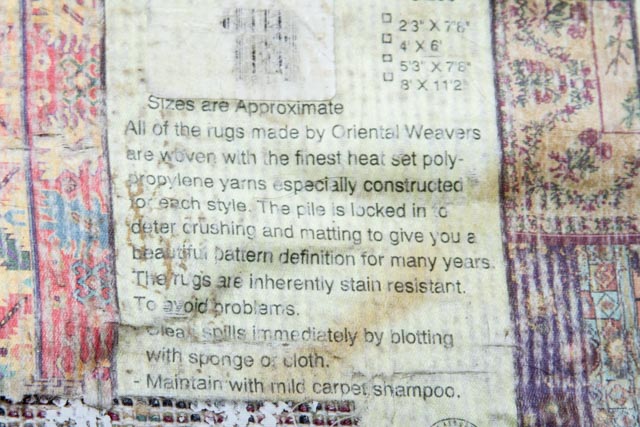 Machine-Made Egyptian Area Rug