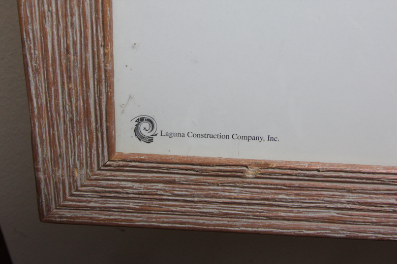 Signed Lee Marmon San Jose De La Laguna Mission Poster