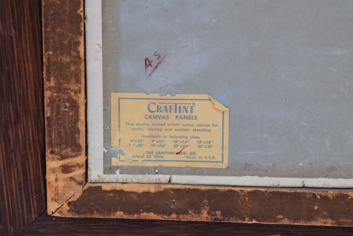 E. Hunt Seascape Oil Painting