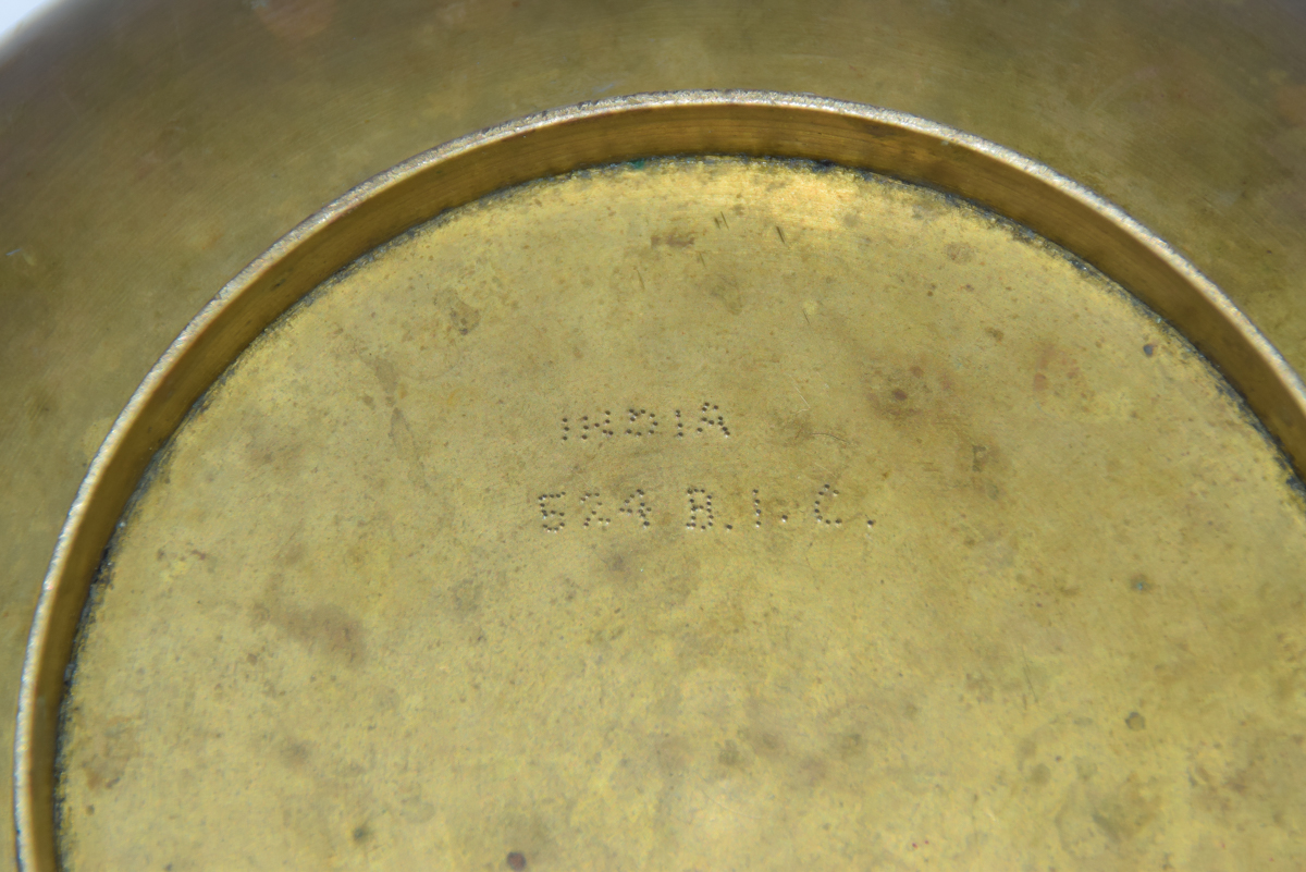 Antique Brass Incense Burner from India