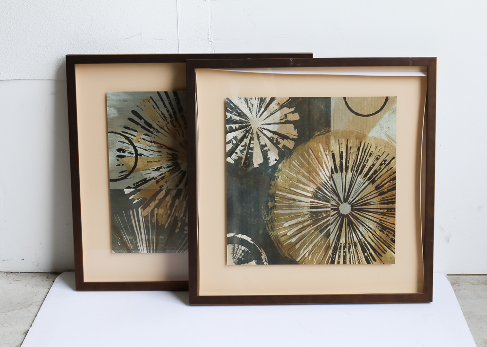 Pair of Abstract Modern Prints