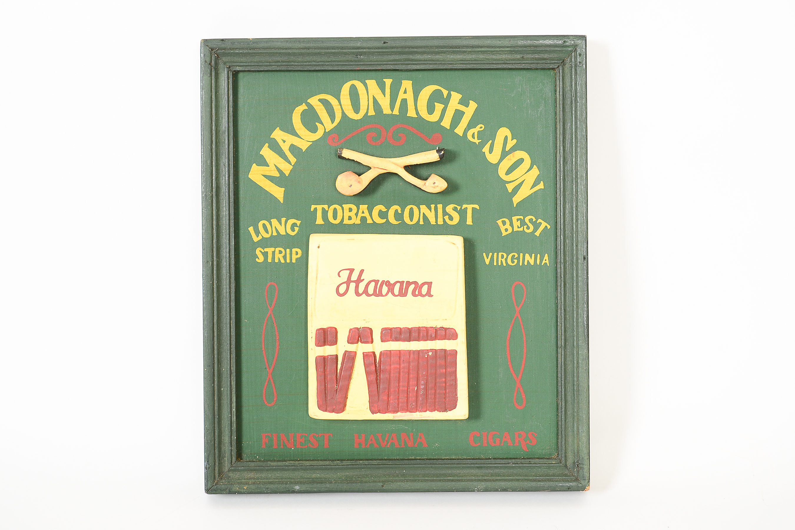 Two Painted Wooden Signs