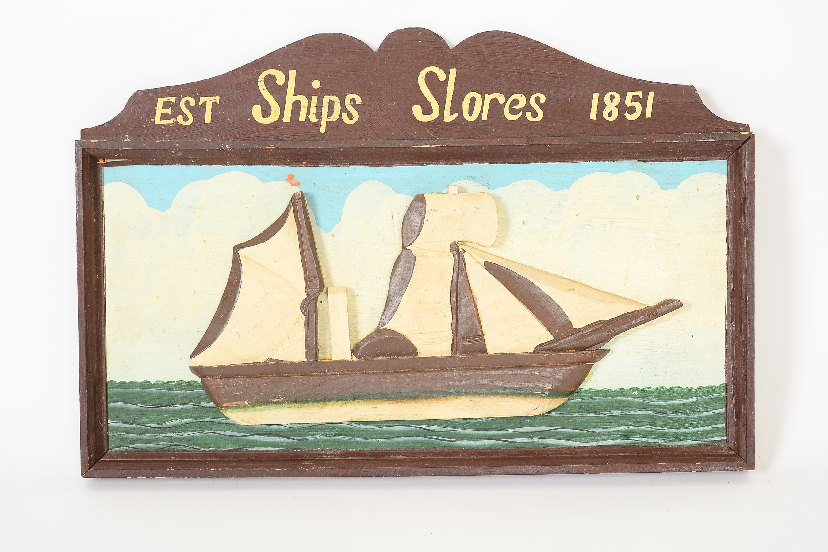 Two Painted Wooden Signs