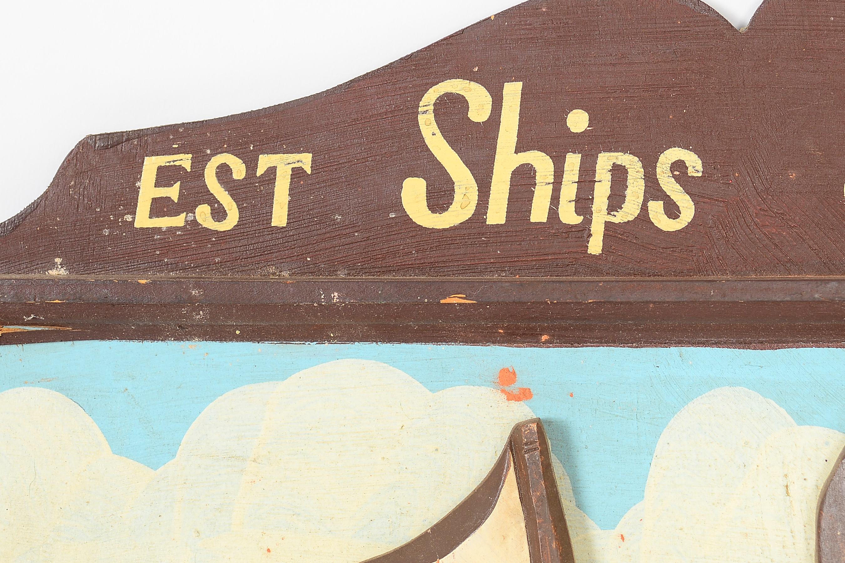 Two Painted Wooden Signs