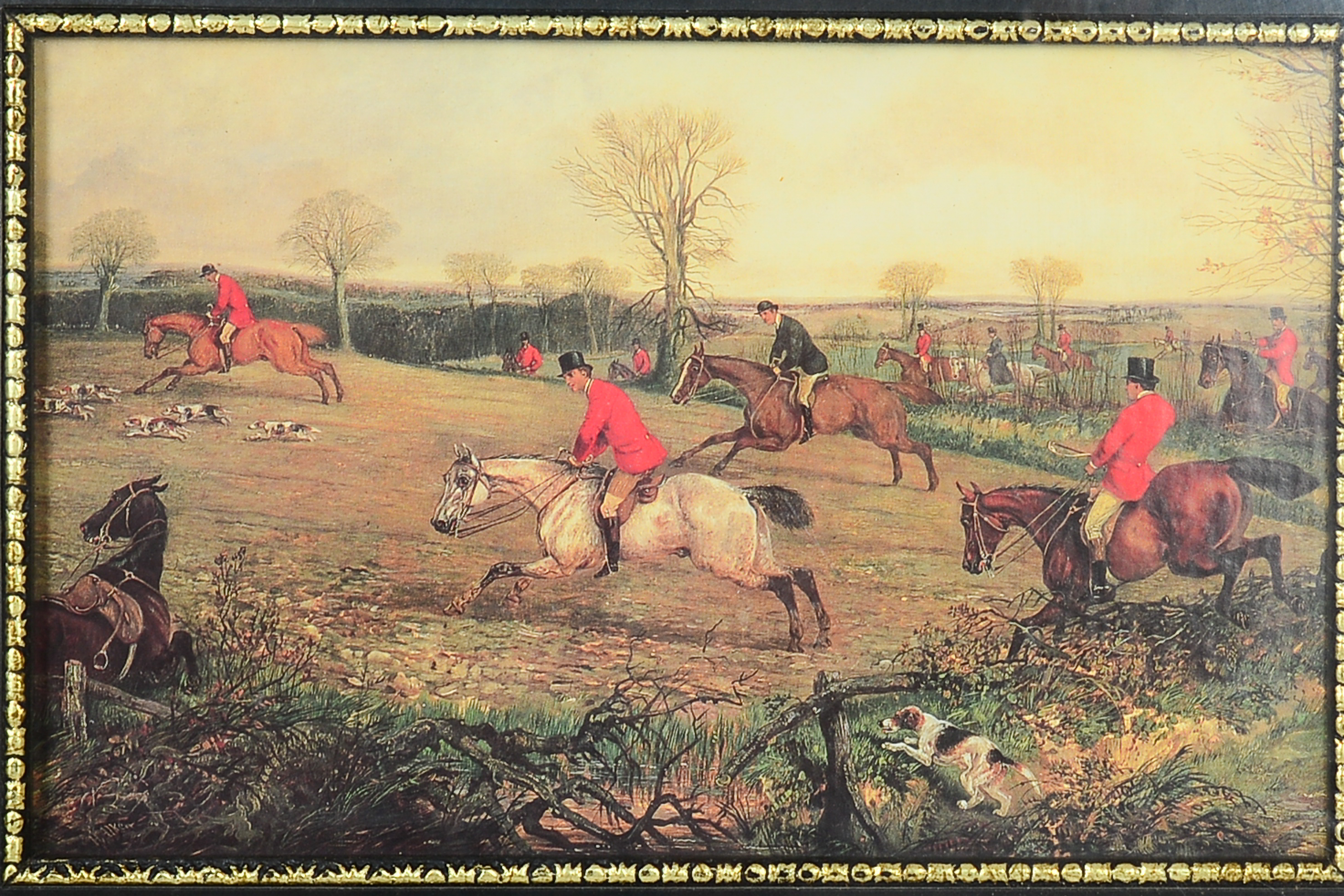 Henry Alken Offset Lithograph "Full Cry"