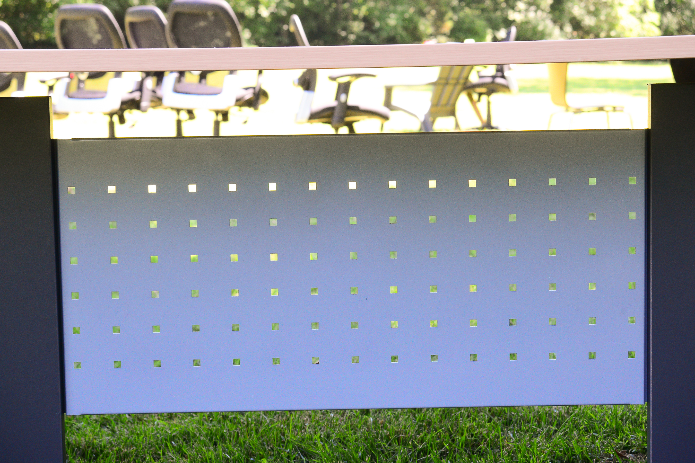 Desk and Two File Organizers