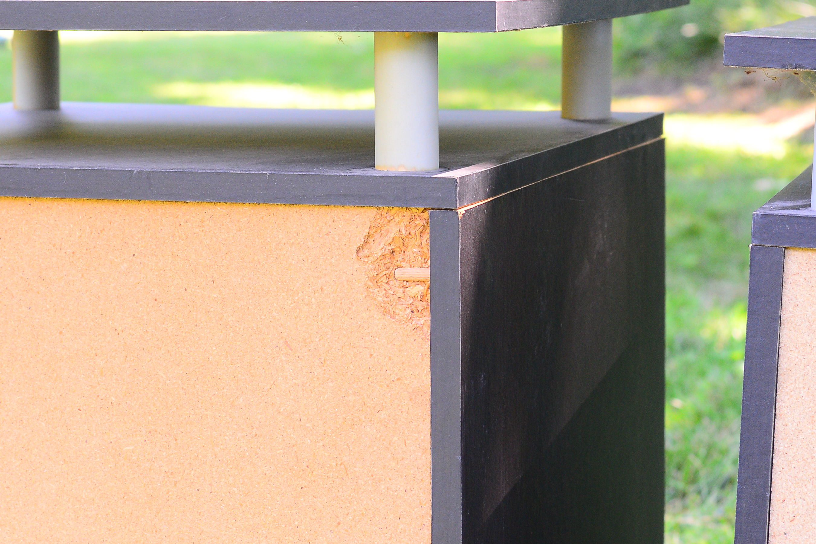 Desk and Two File Organizers