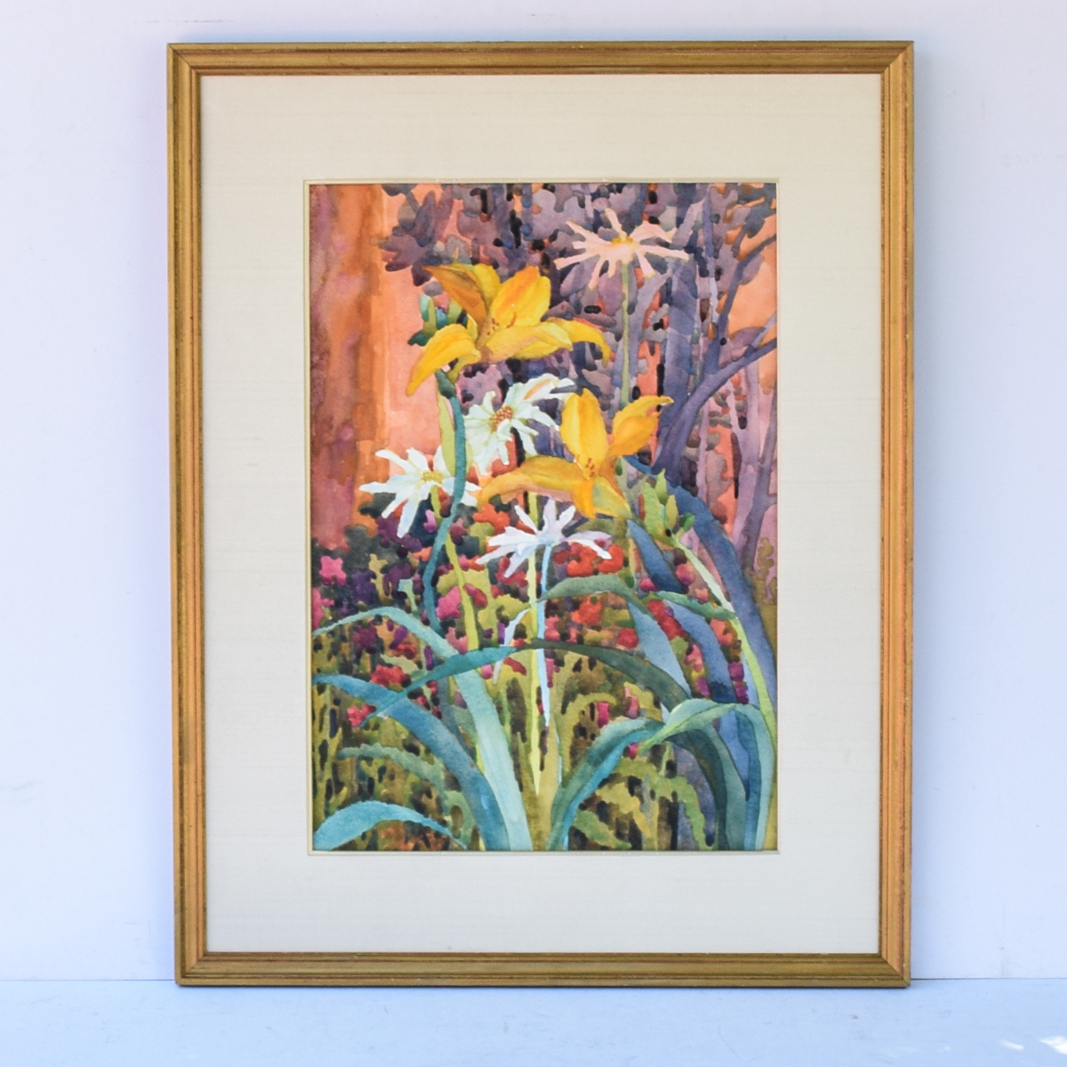 Floral Watercolor by Jayne Kiskadden