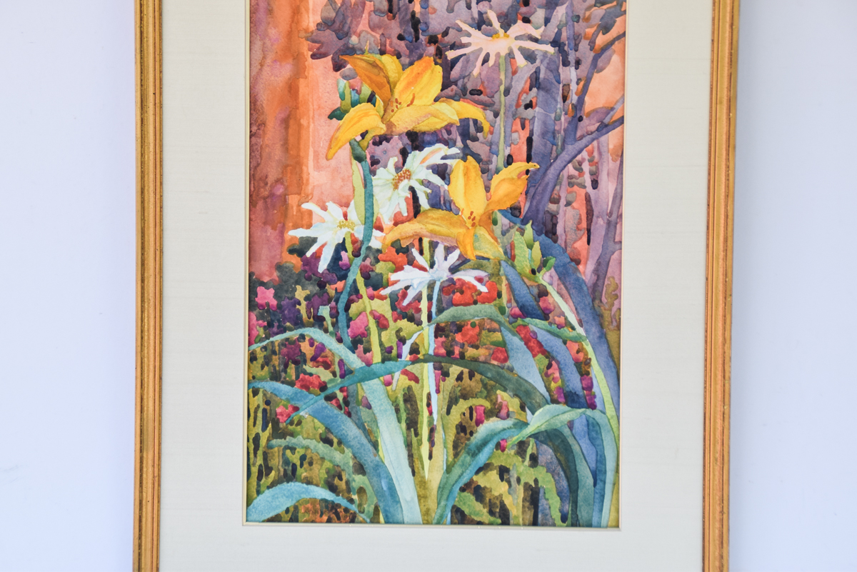 Floral Watercolor by Jayne Kiskadden