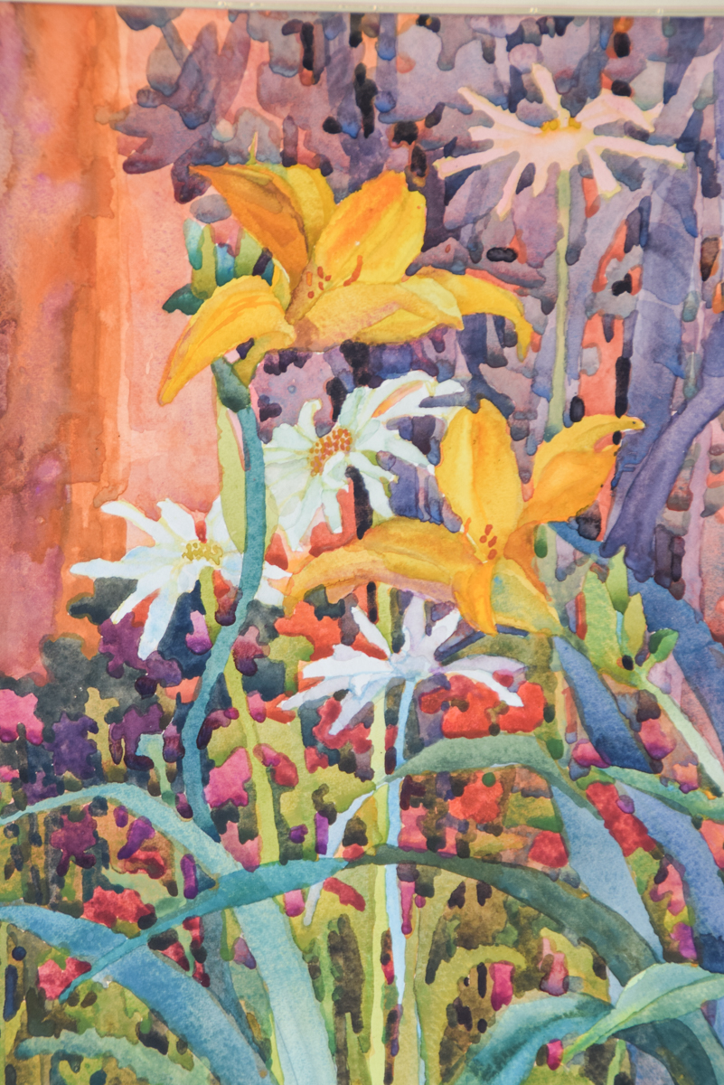 Floral Watercolor by Jayne Kiskadden