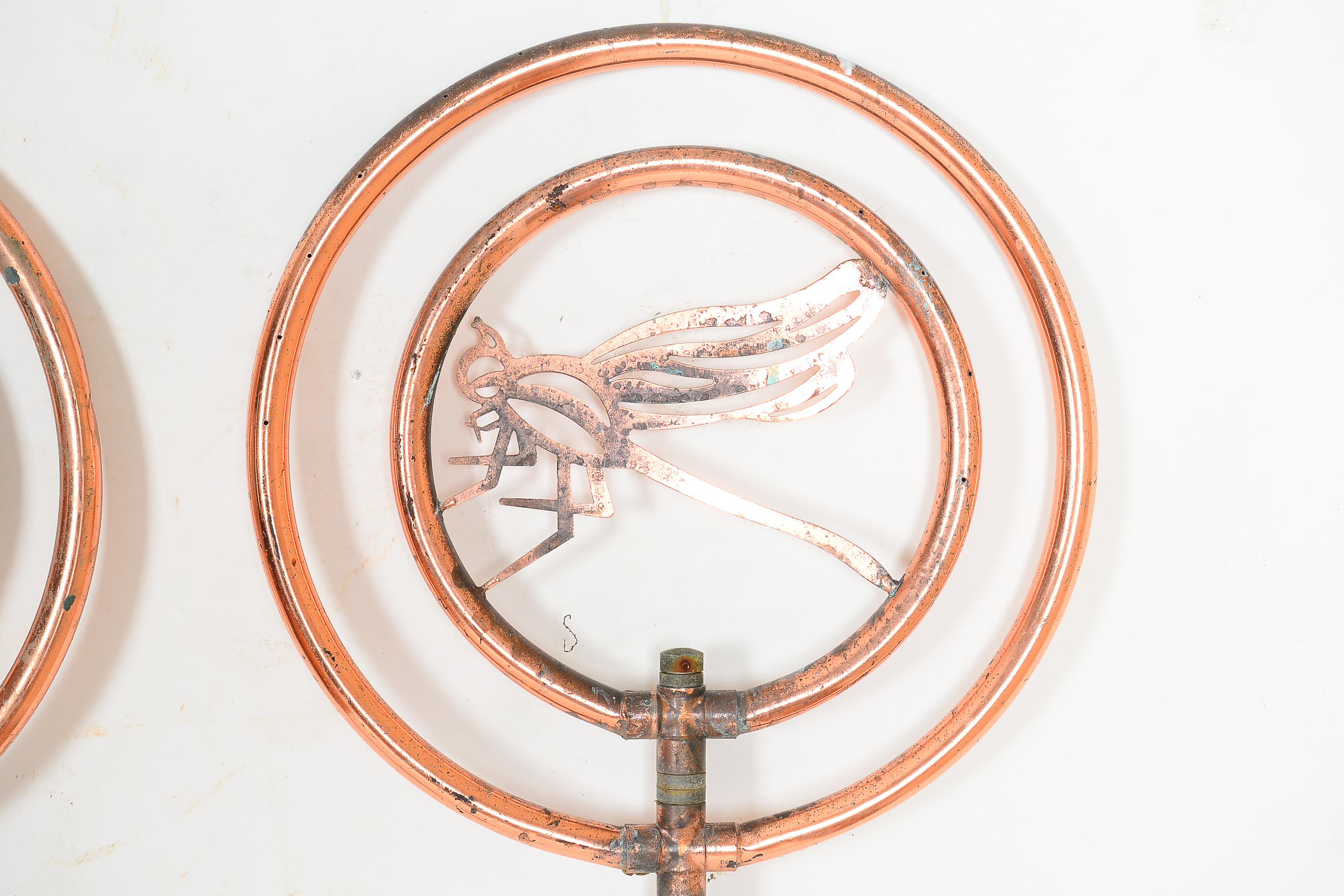 Trio of Decorative Copper Sprinklers