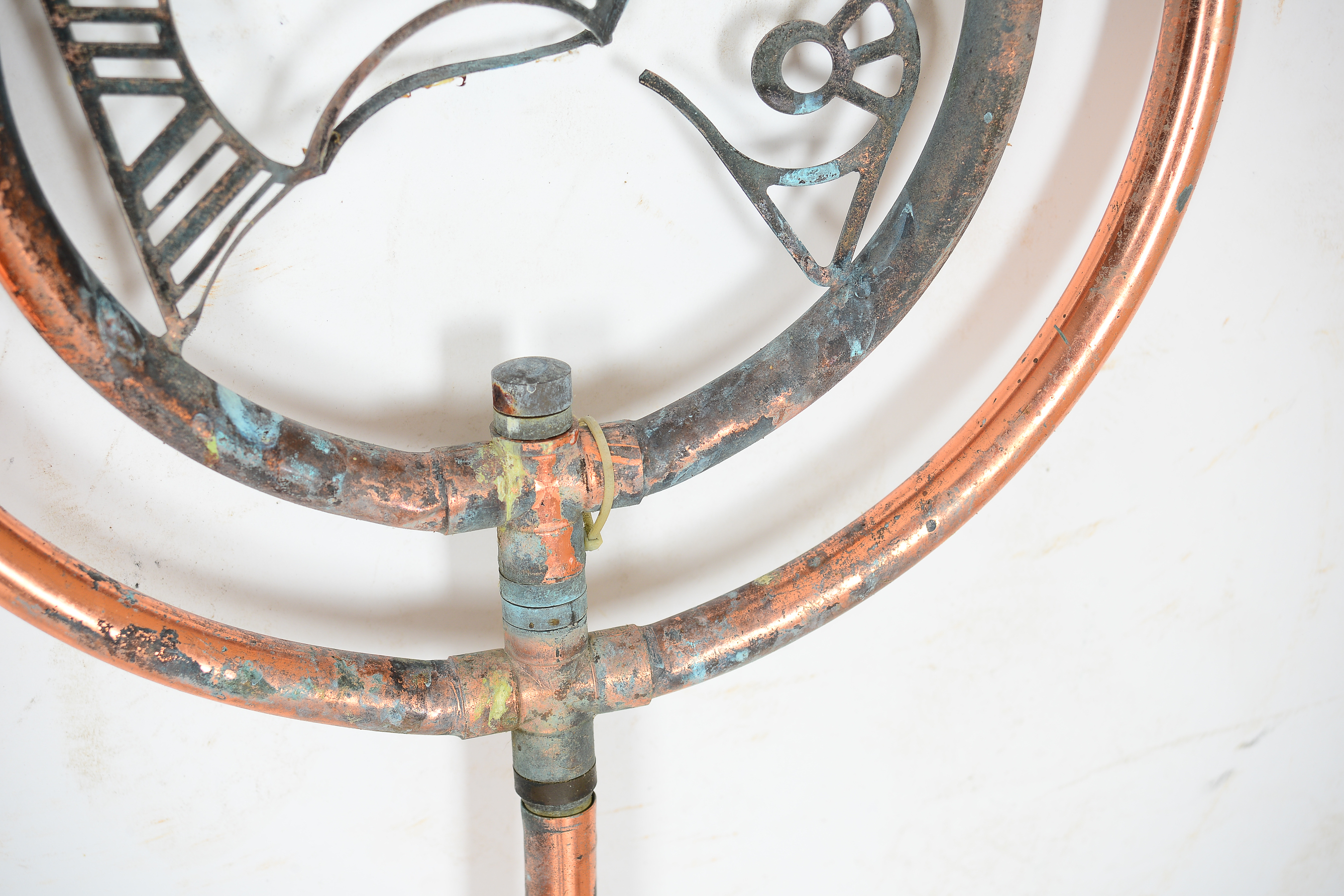 Trio of Decorative Copper Sprinklers