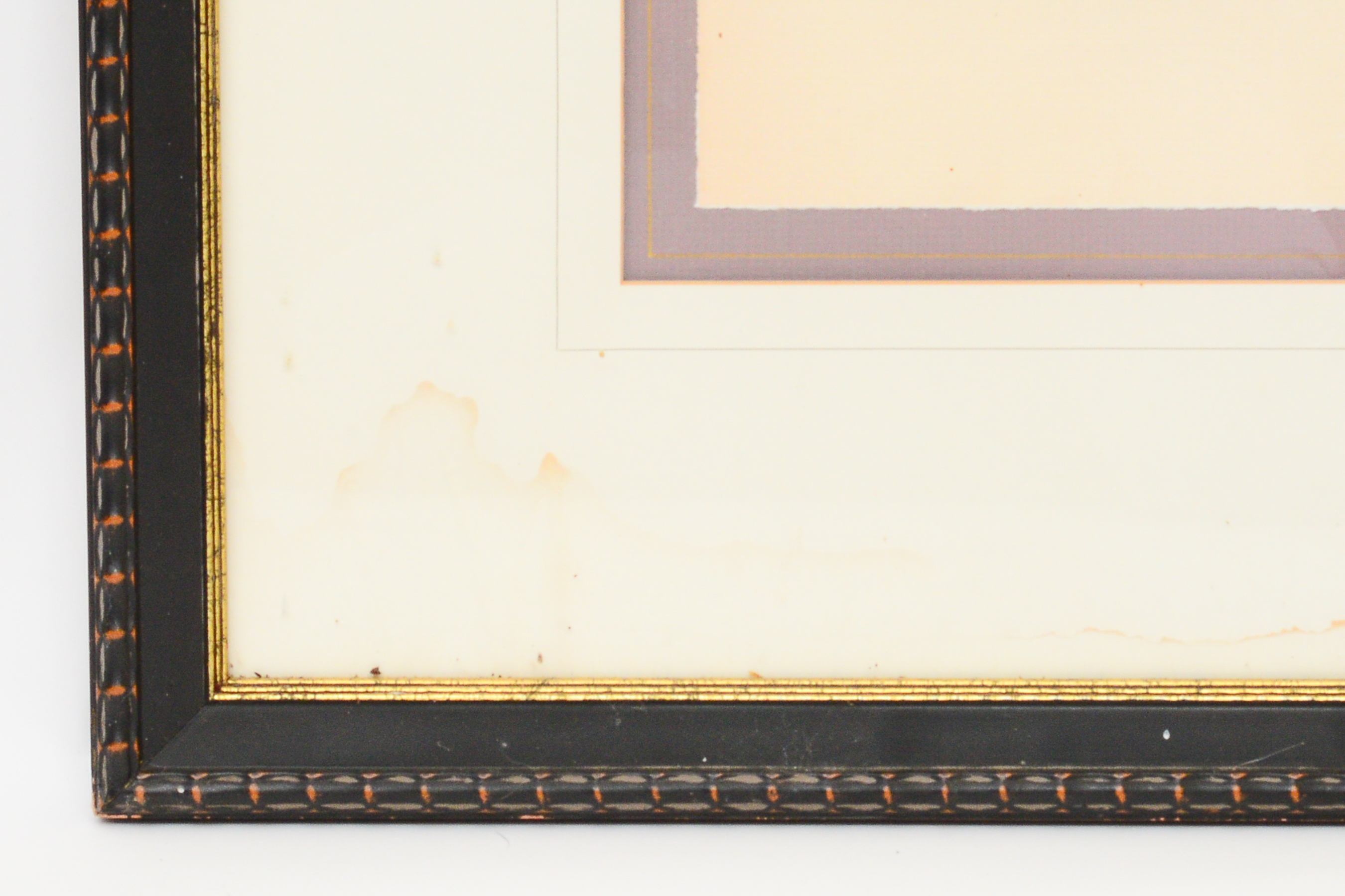 Large Framed Drawing of Men in Suits