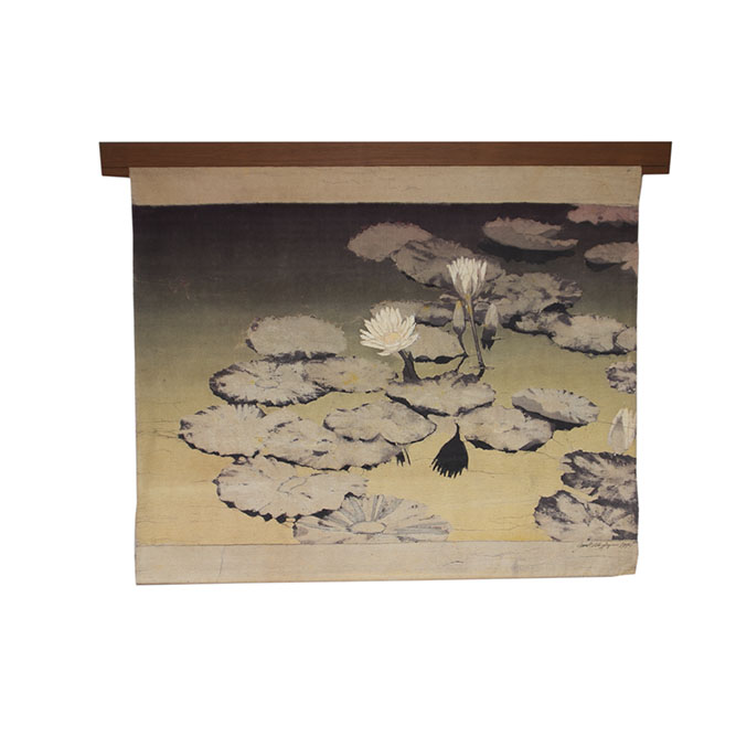 Painted Linen Wall Hanging