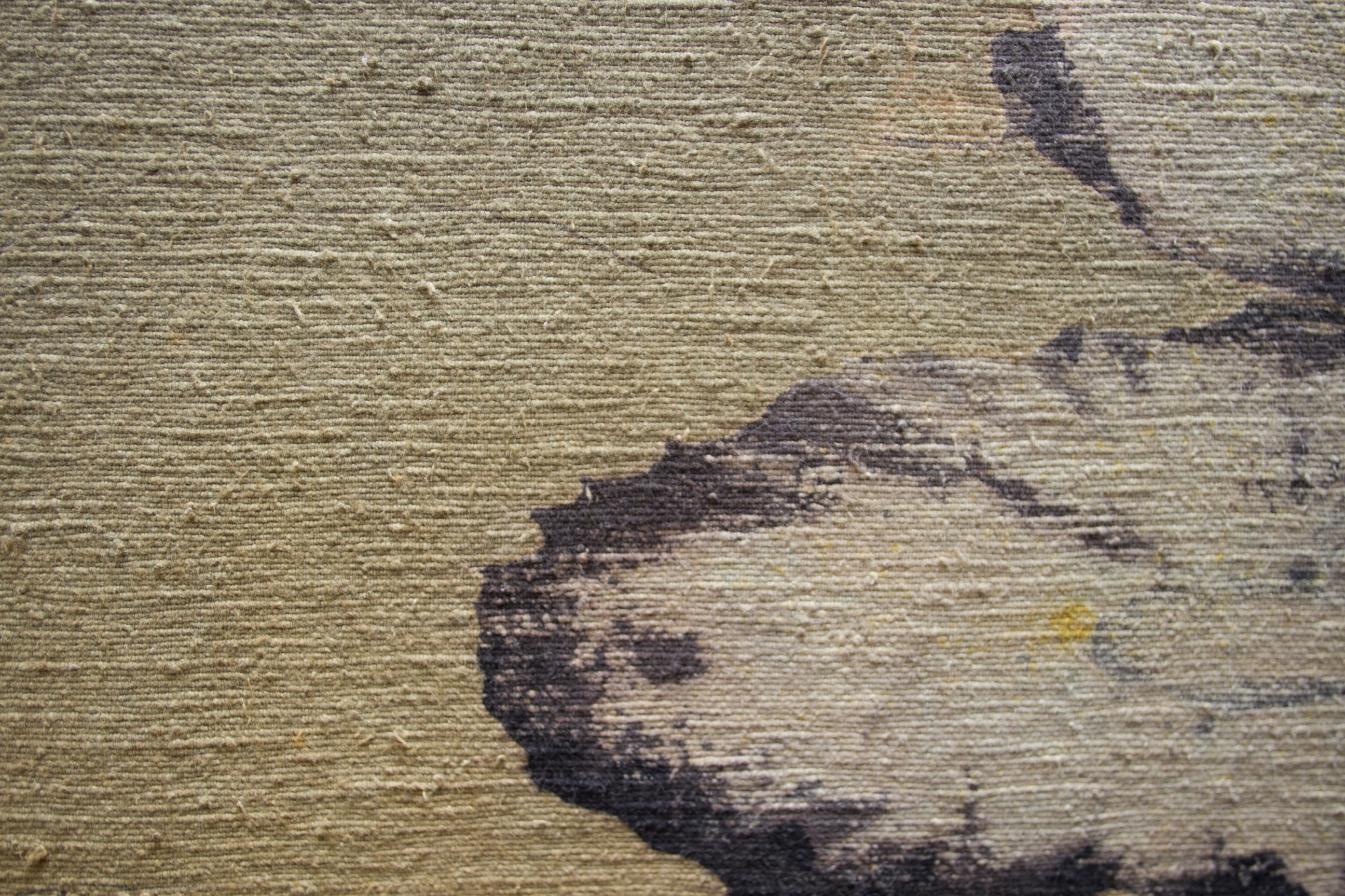 Painted Linen Wall Hanging