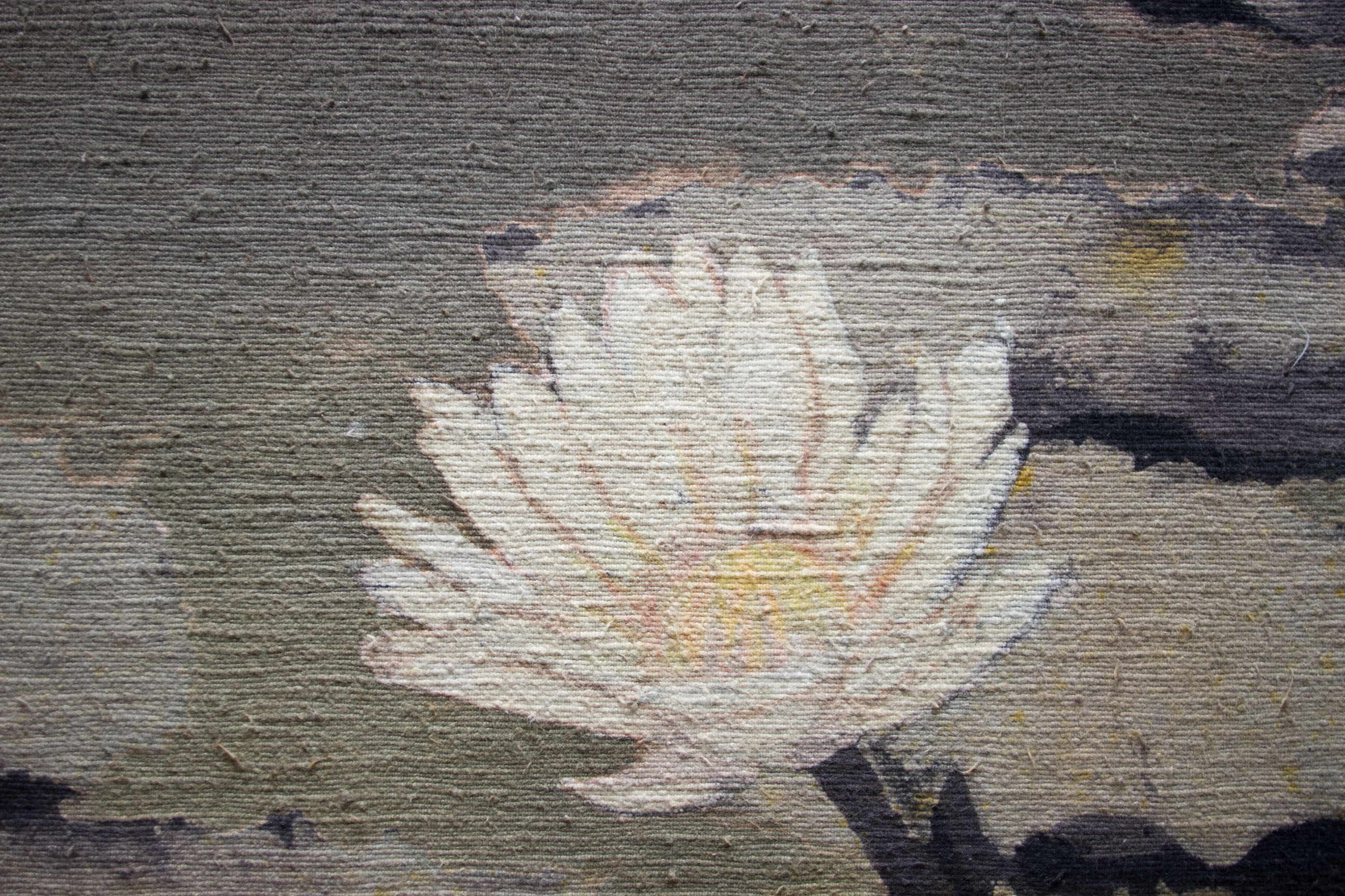 Painted Linen Wall Hanging