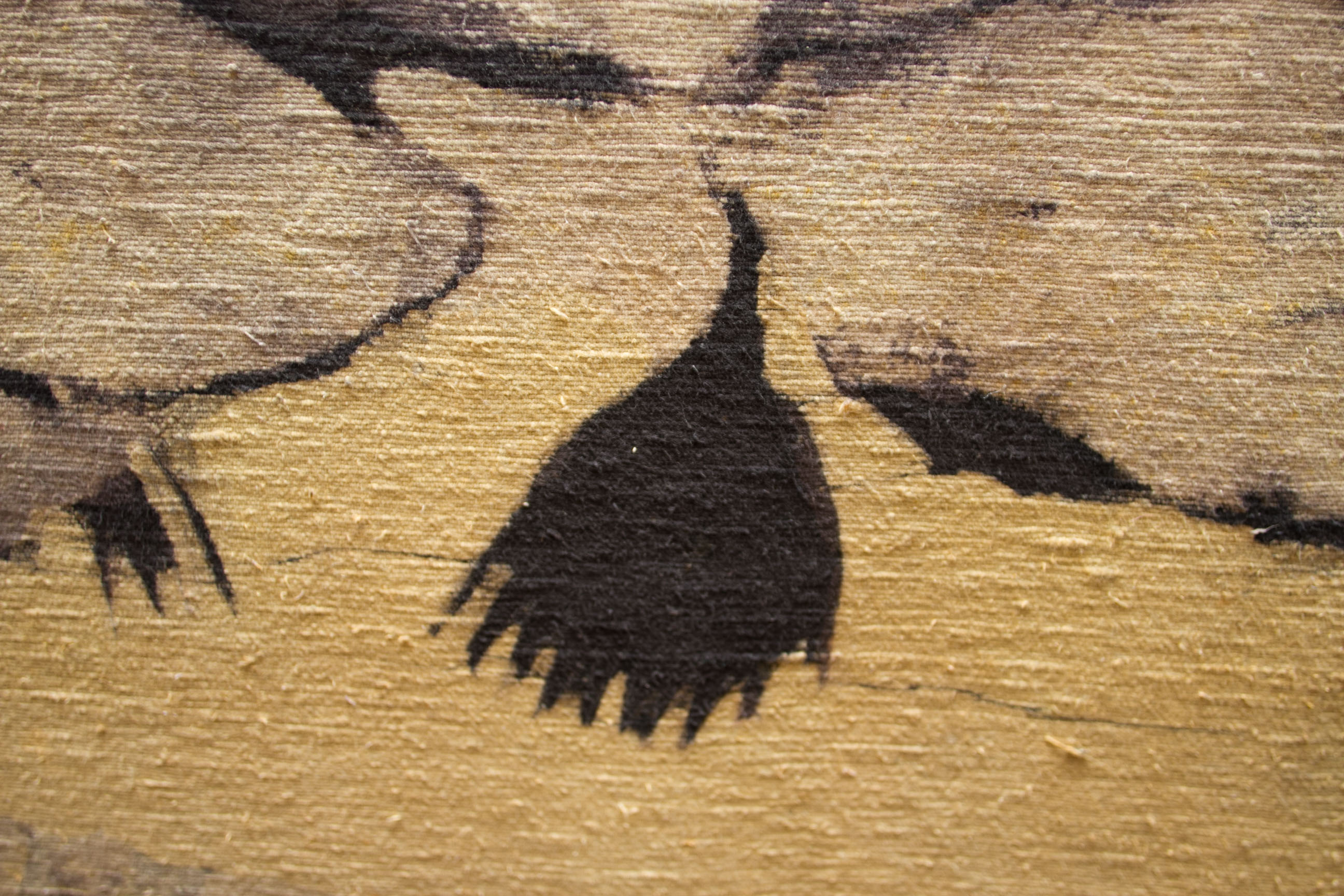 Painted Linen Wall Hanging