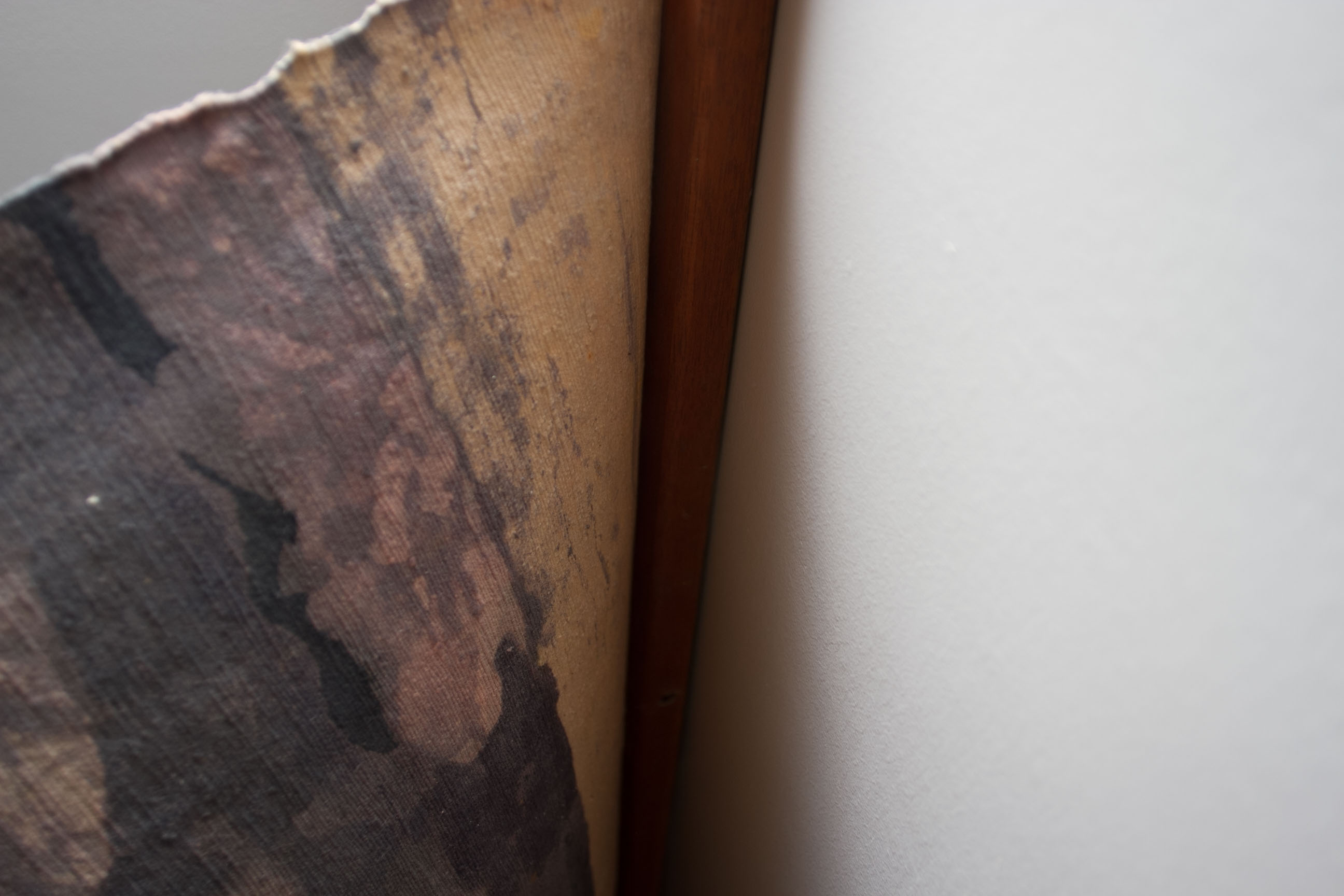 Painted Linen Wall Hanging