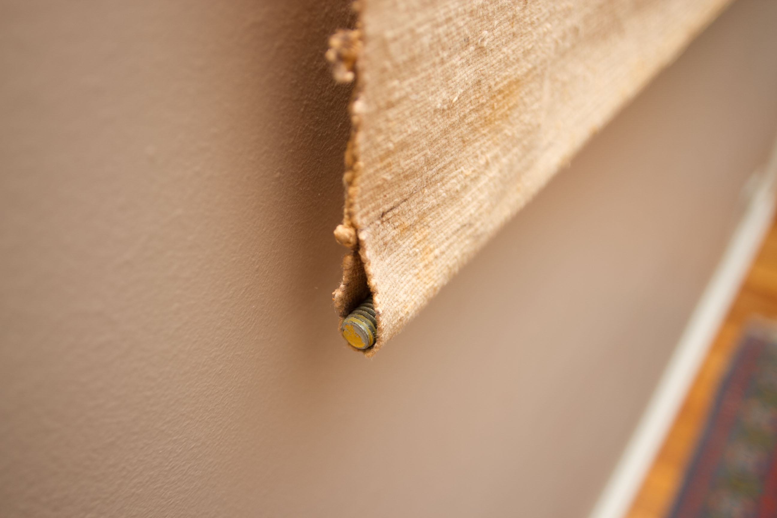 Painted Linen Wall Hanging